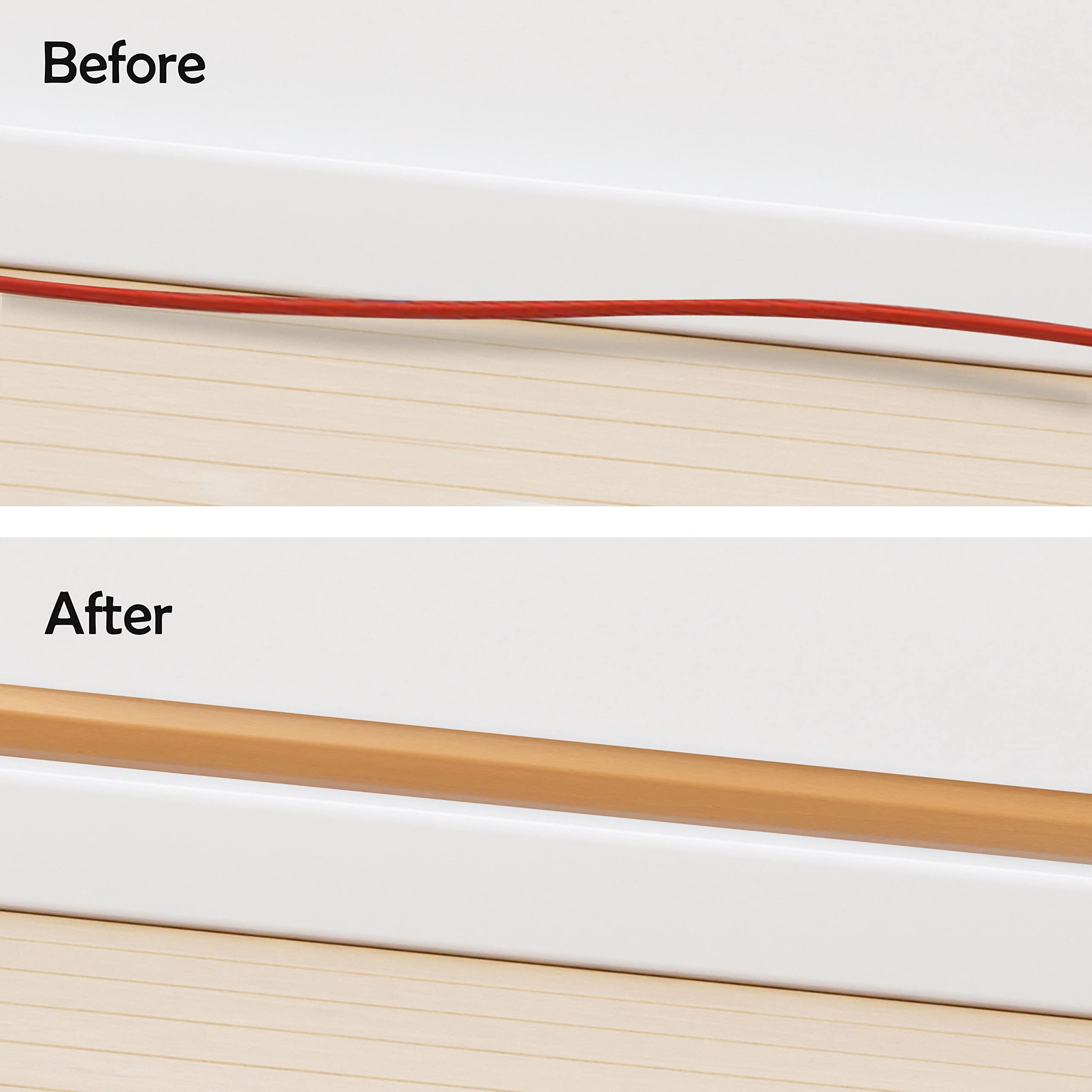 Rubber Bond Tv Cord Hider Cable Protector   Strong Self Adhesive Wall Cord Cover Cable Hider   Low Profile Cable Management Wall