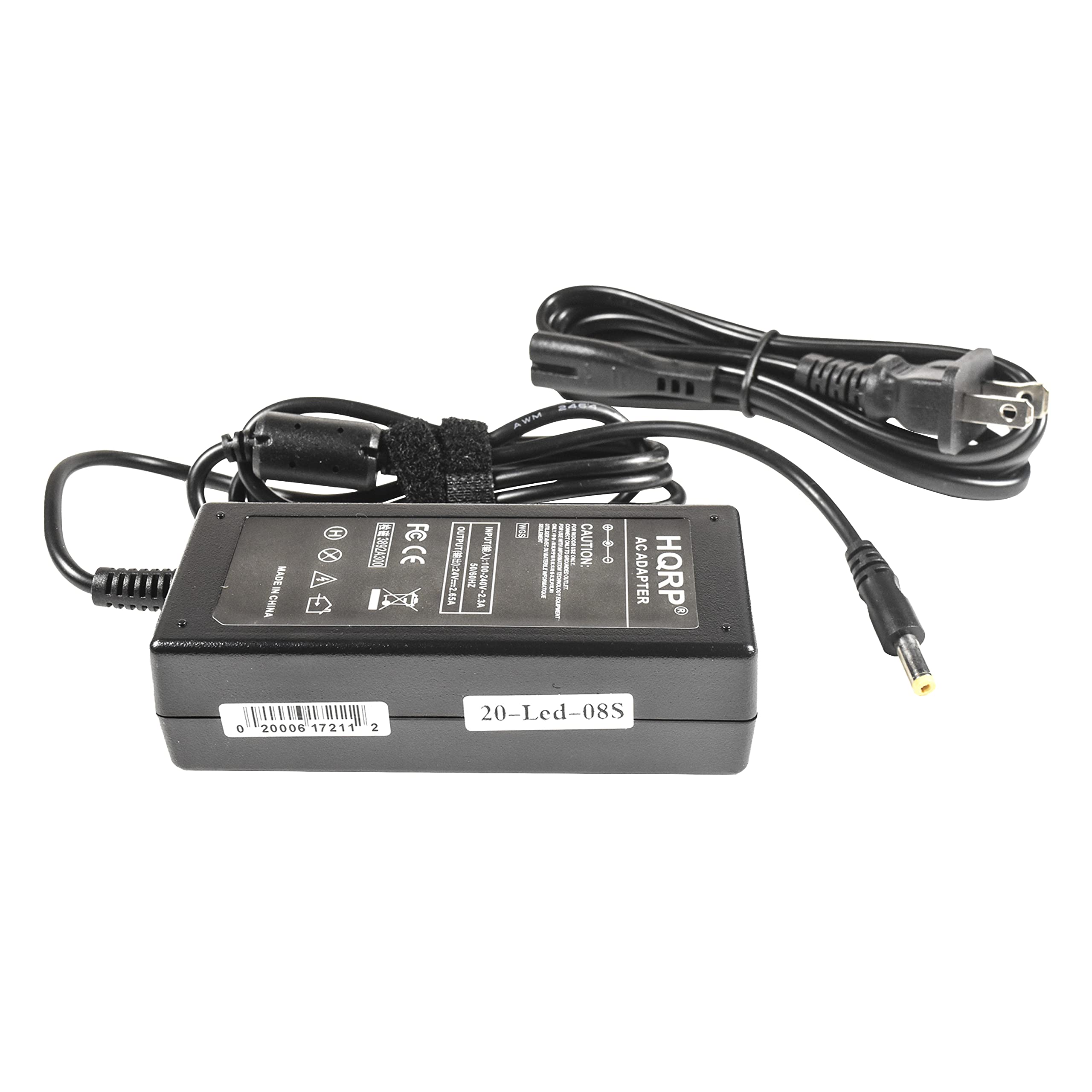 Hqrp Ac Adapter Compatible With Hp Scanjet 3000 Pro3000 5530 G4010 G4050 L1956A L1956Ar L1957A L1957Ar L1980A L1980Ar L2723A L2737A Q3870A Q3871A Q3871Ar Scanner Power Supply Cord + Euro Plug Adapter