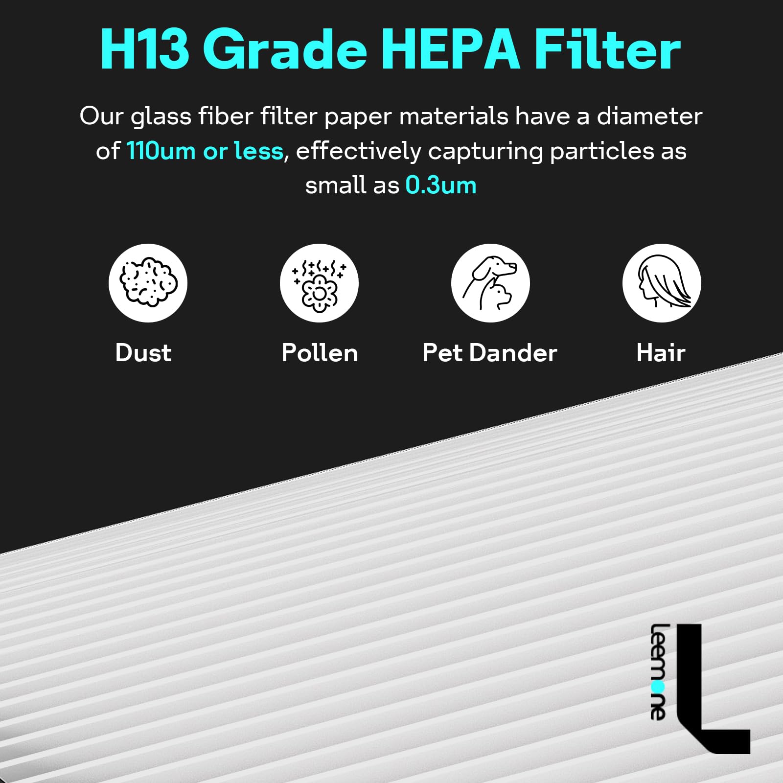 True Hepa+Carbon Filter 1 Pack Replacement For Dyson Ph01 Ph02 Ph03 Hp06 Tp06 Hp07 Tp07 Hp09 Tp09 360 Combi Glass Purifying Fans