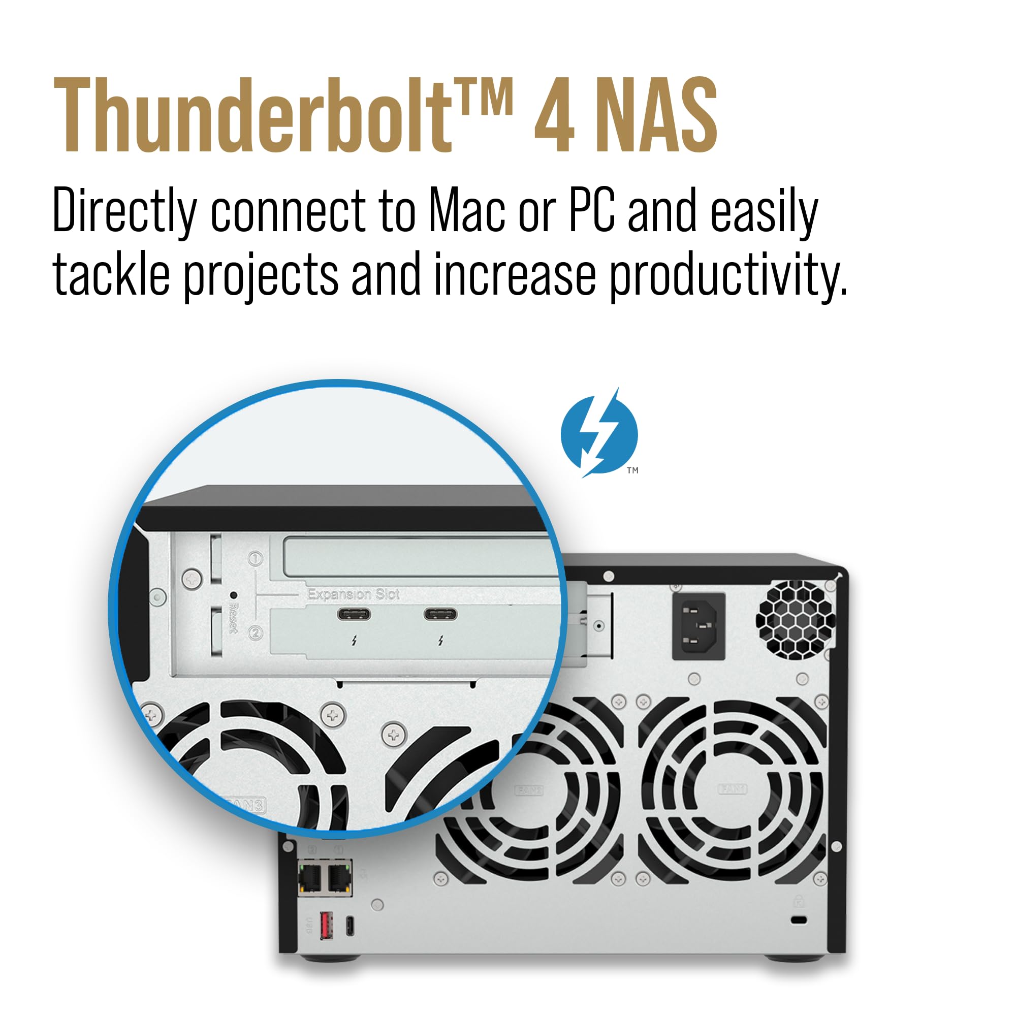 Qnap Tvs H674T I5 32G Us 6 Bay High Speed Desktop Nas With Intel 12Th Gen Core I5 6 Core Cpu, 32Gb Ddr4 Memory, Thunderbolt 4 An