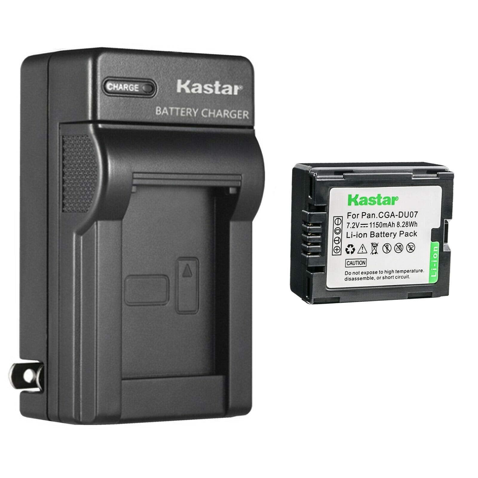 Kastar 1 Pack Battery And Ac Wall Charger Replacement For Panasonic Pv Gs39, Pv Gs50, Pv Gs55, Pv Gs59, Pv Gs65, Pv Gs70, Pv Gs7