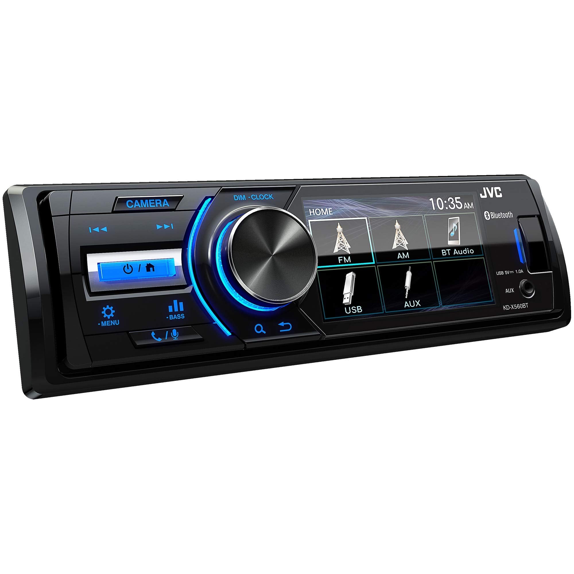 Jvc   Kd X560Bt   Digital Media Car & Marine Bluetooth Receiver Iphone/Android/Usb/Aux Car Stereo With Rear Camera Input