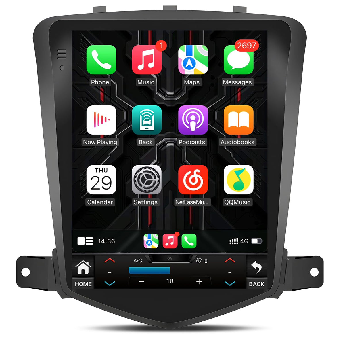 5G Wifi 4+32Gb Car Radio For Chevrolet Chevy Cruze 2009 2015 Limited 10.4Inch Octa Core Tesla Style Car Stereo Ips Touch Screen