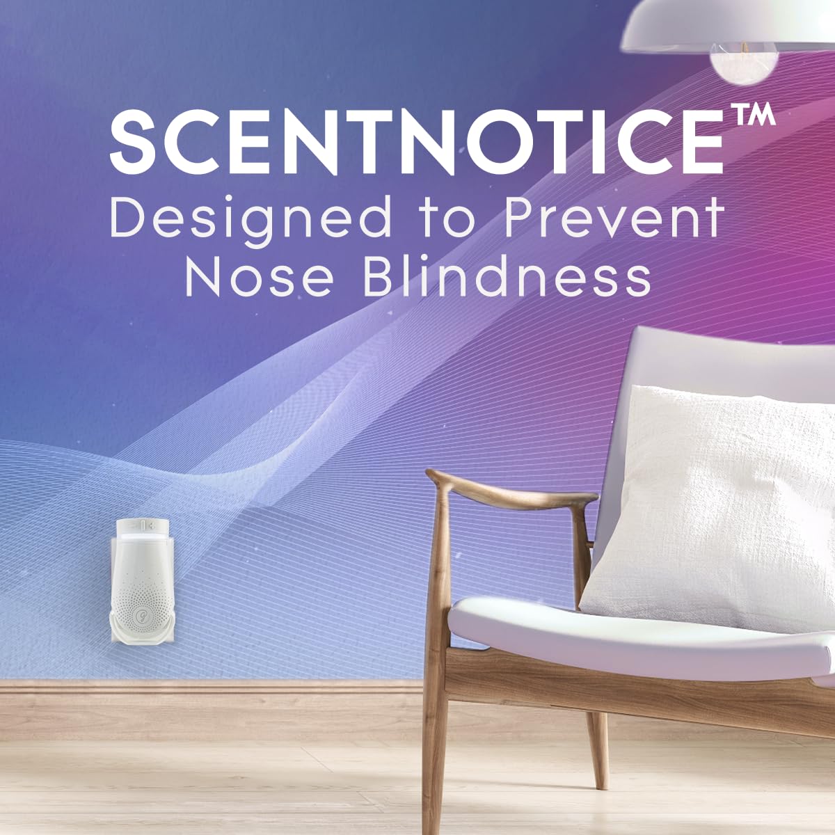 Glade Plugin Plus Air Freshener Starter Kit, Scented Oil For Home And Bathroom, Aqua Waves, 0.67 Fl Oz, 1 Warmer + 1 Refill