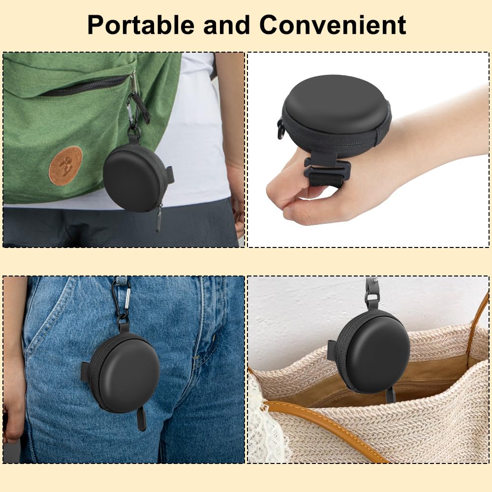 Joyjom Hard Carrying Case For Pokemon Go Plus Plus + Accessory, Portable Eva Pu Leather Protective Bag Storage Hard Carrying Cas