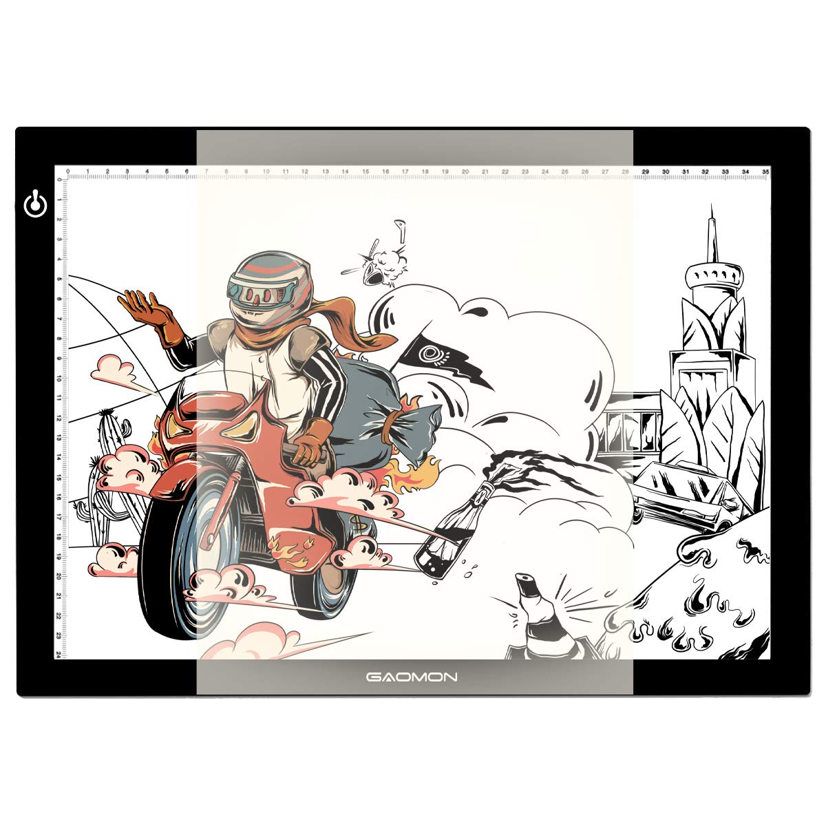 Gaomon B4 Size Led Light Box 5Mm Ultrathin Light Pad Usb Art Tracing Board For Sketch And Copy  Gb4