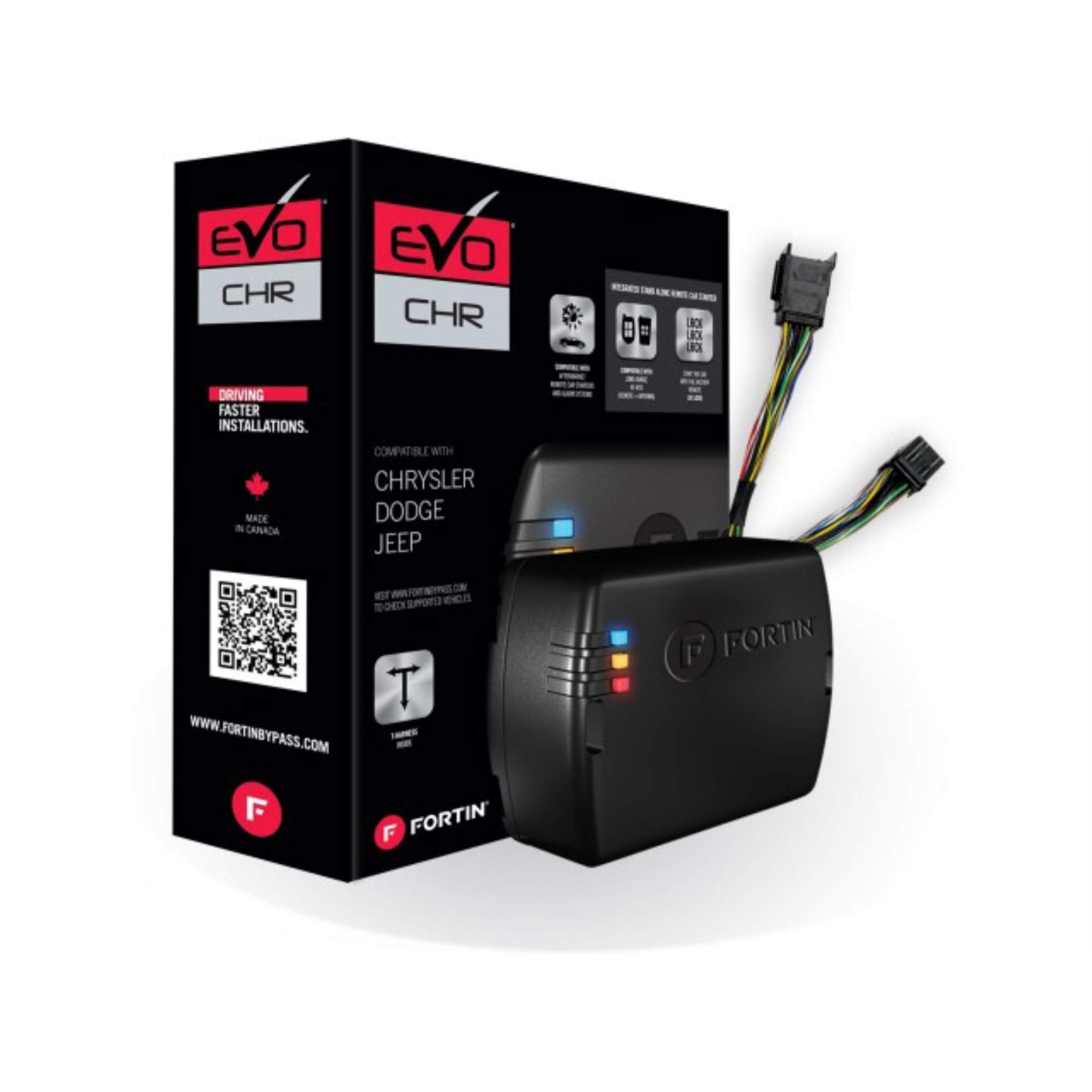 Fortin Evo Chrt4 Stand Alone Add On Remote Start Car Starter System For Chrysler Dodge Jeep Fobik Smart Key Vehicles