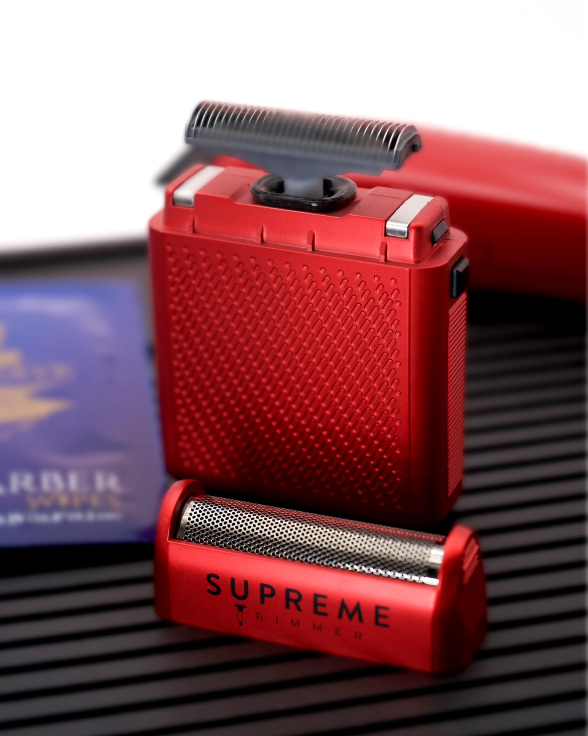 Supreme Trimmer Replacement Foil & Cutter Sb11 | Hypoallergenic Foil For Stf101 Solo | Red