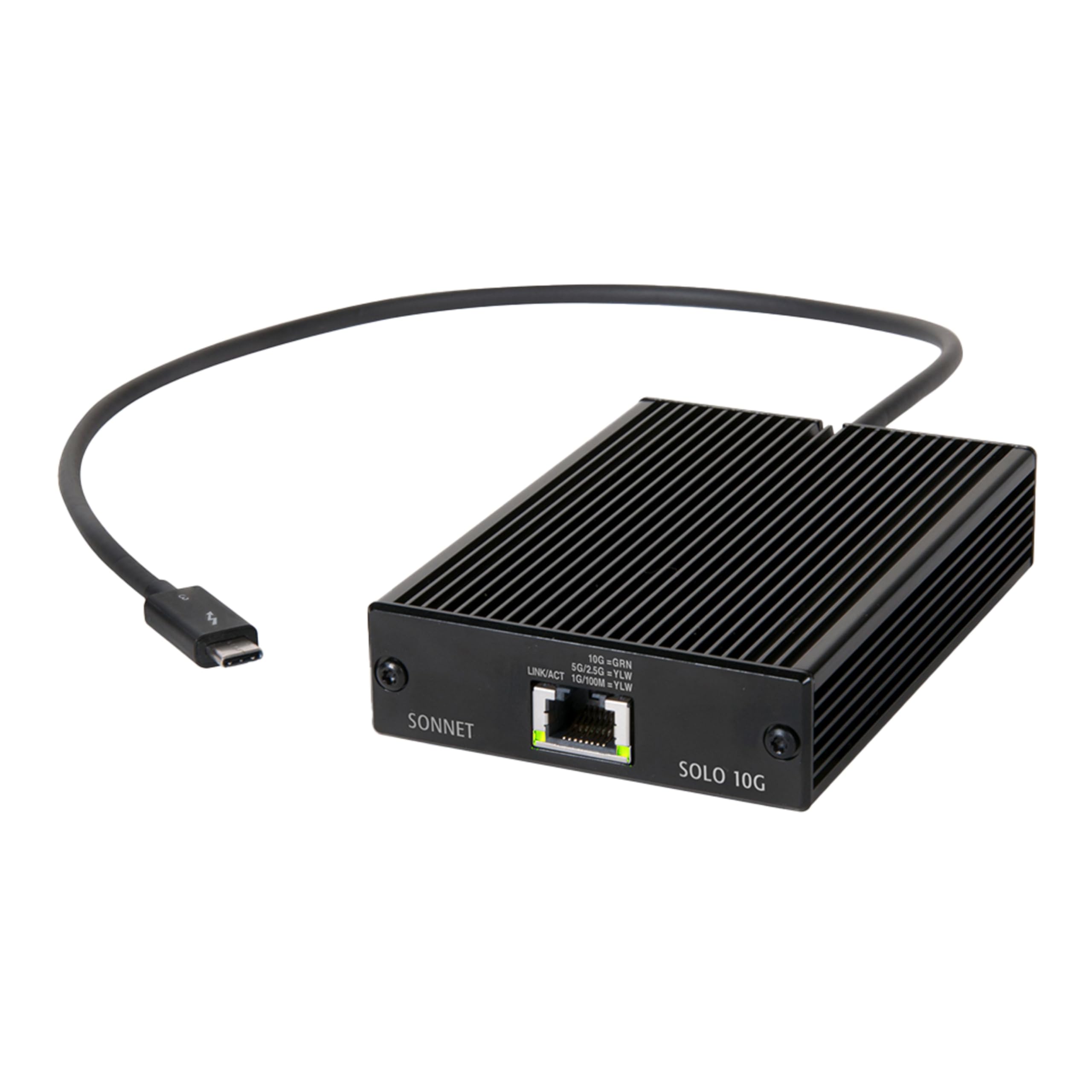 Sonnet Technologies Solo 10G Thunderbolt 3 to 10GBASE-T Ethernet Fanless Adapter (SOLO10G-TB3)
