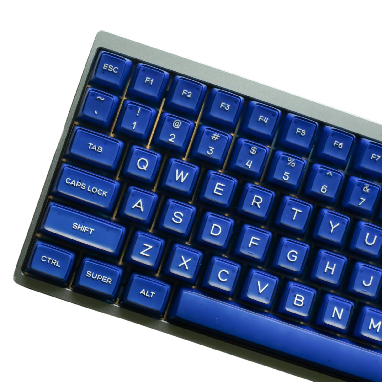 Redqin Keycap Set  Klein Blue Jade 142 Keys Rsa Profile Shine Through Keycaps Pbt Keycaps Double Shot Custom Keycaps For Mechani