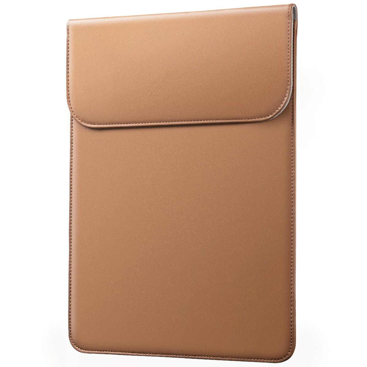 JETech Slim Laptop Sleeve for MacBook Air 13-Inch M3 A3113 M2 A2681 M1 A2337 A2179 A1932, MacBook Pro 13-Inch M2 M1 A2338 A2251 A2289 A2159 A1989 A1706 A1708, PU Leather Case (Brown)
