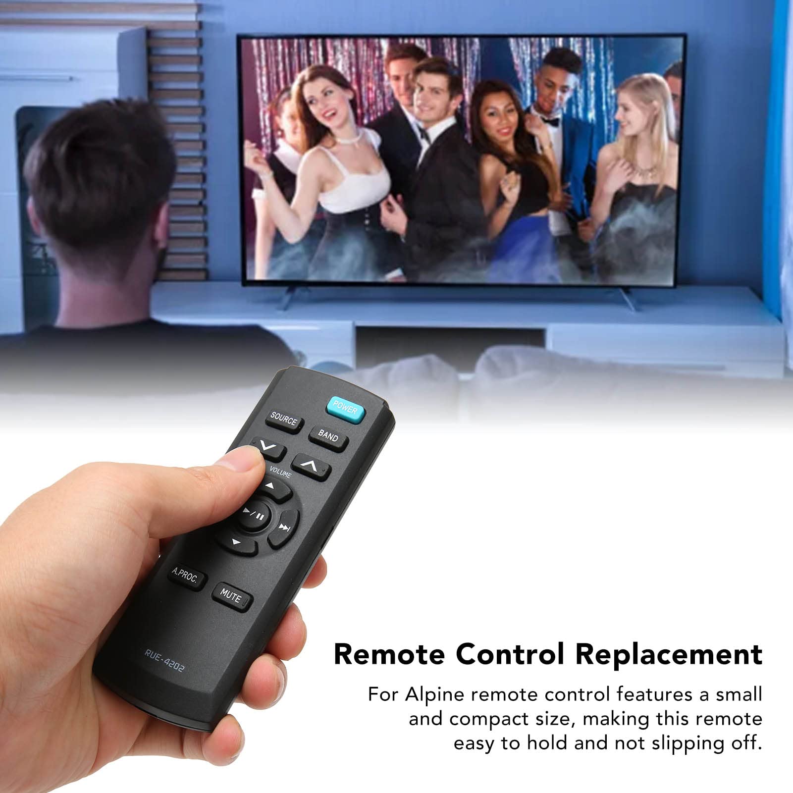 Remote Control For Alpine Audio System Cde 124Sxm Cde 175Bt Ute 73Bt Cde 143Bt Cde 190R D300R Cde 164Bt Cde 172Bt Cde X305S Cde