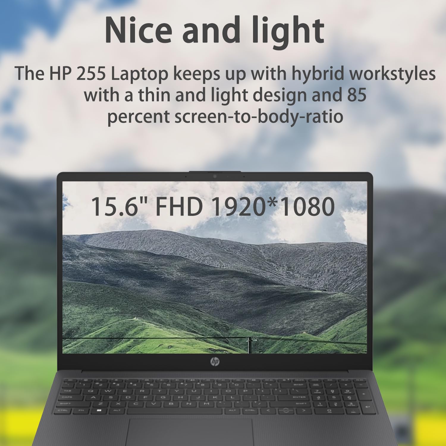 Hp 255 G10 Business Laptop, 15.6'' Fhd Ips Display, Intel Core I5-1334U (Up To 4.6 Ghz), 32Gb Ram, 1Tb Ssd, Webcam Hdmi Wi-Fi 6,