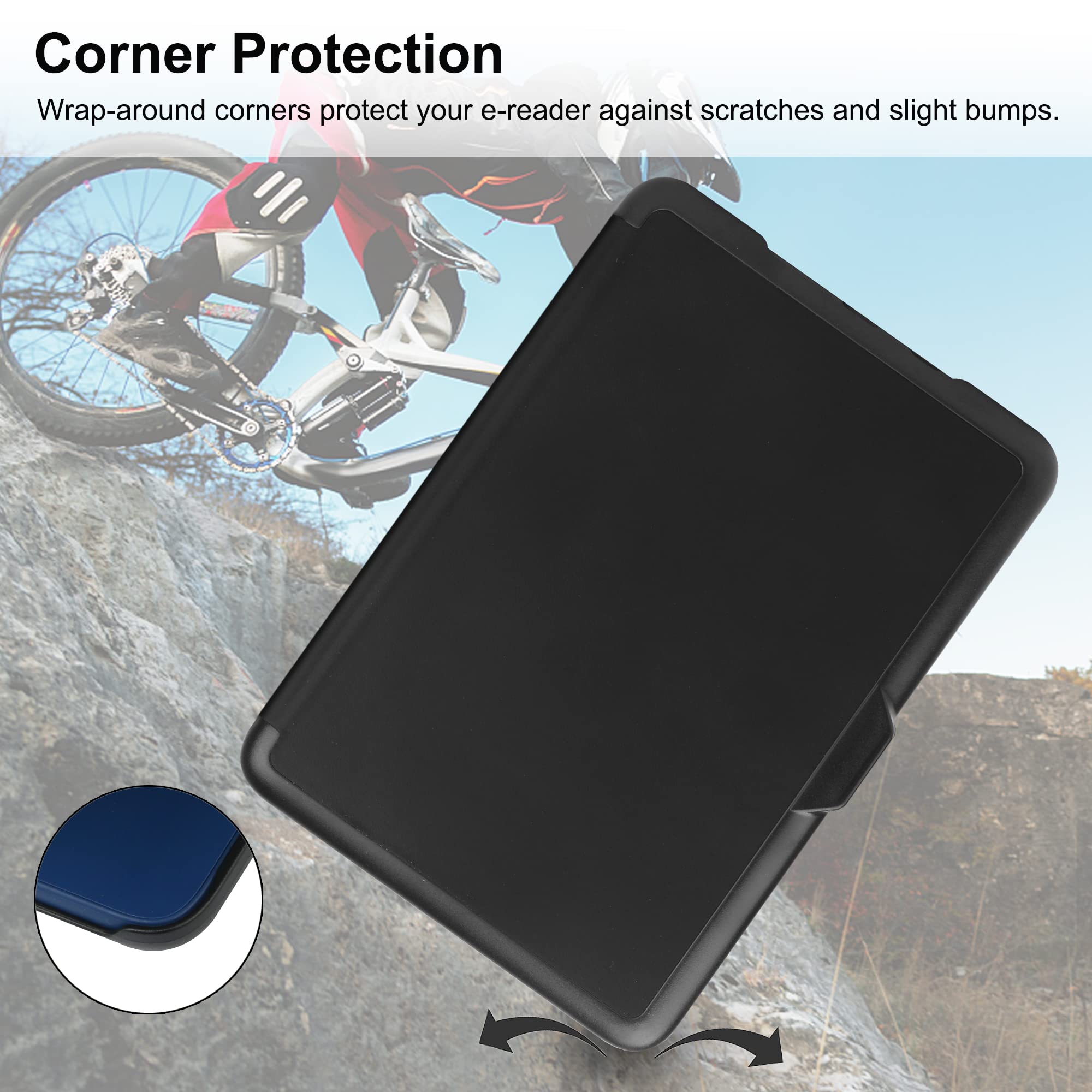 Hgwalp Case For 6'' All New Kindle 11Th Generation 2022 Release Only, Folio Ultra Slim Pu Leather Cover With Auto Sleep And Wake