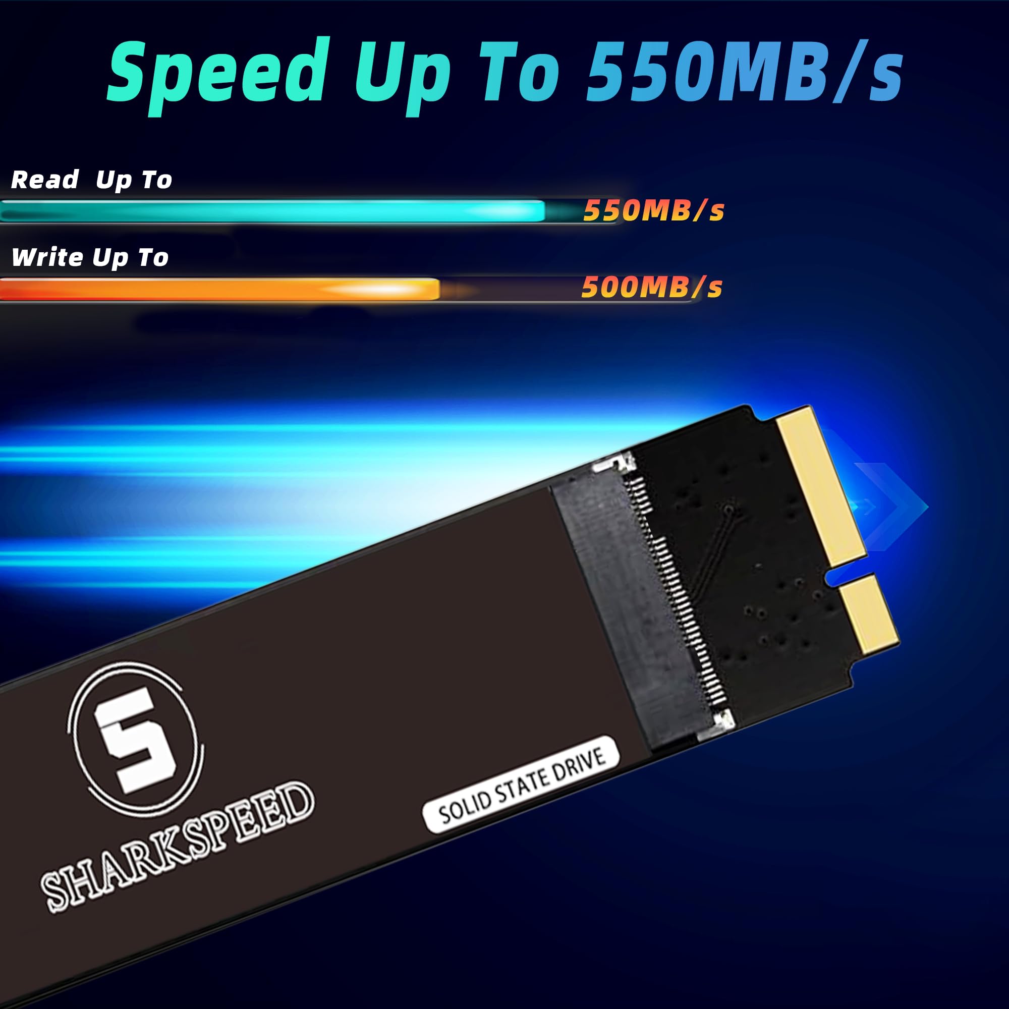 Sharkspeed Ssd 1Tb Replacement For Macbook Air Mid 2012 A1465 Emc 2558 A1466 Emc 2559 (Macos Pre Installed)