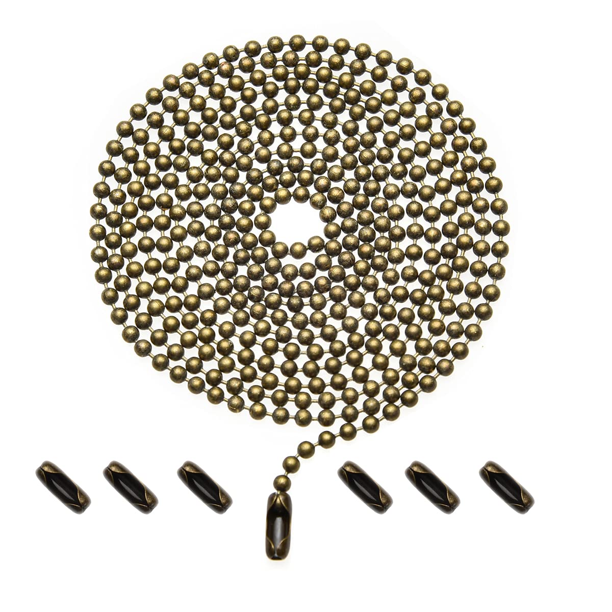 Pull Chain Extension For Ceiling Fans And Light Fixture, 59 Inch Long With 6 Matching Connectors (Bronze)