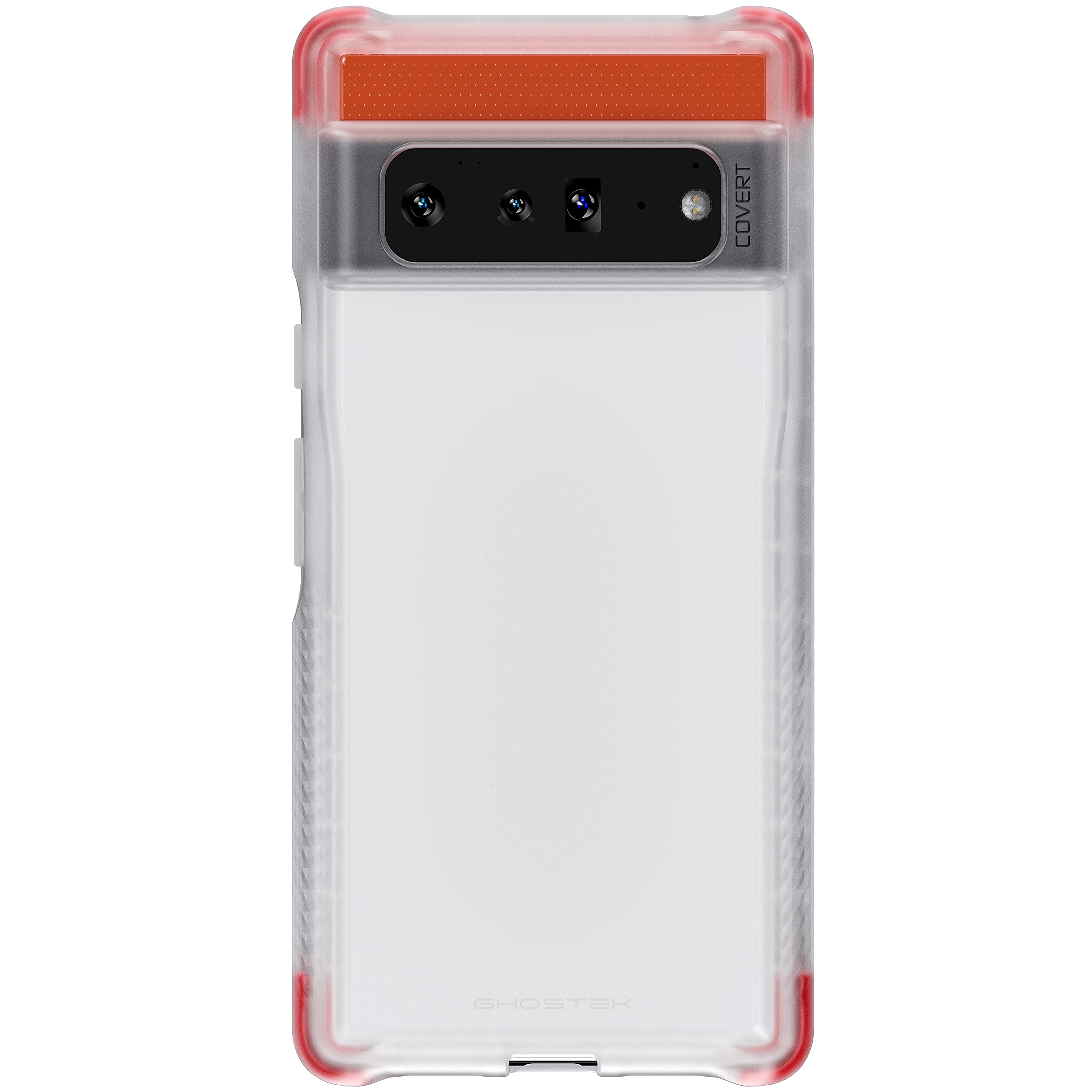 Ghostek Covert Pixel 6 Case Clear With Ultra Thin Design And Non Slip Grip Supports Fast Wireless Charging Shockproof Protective