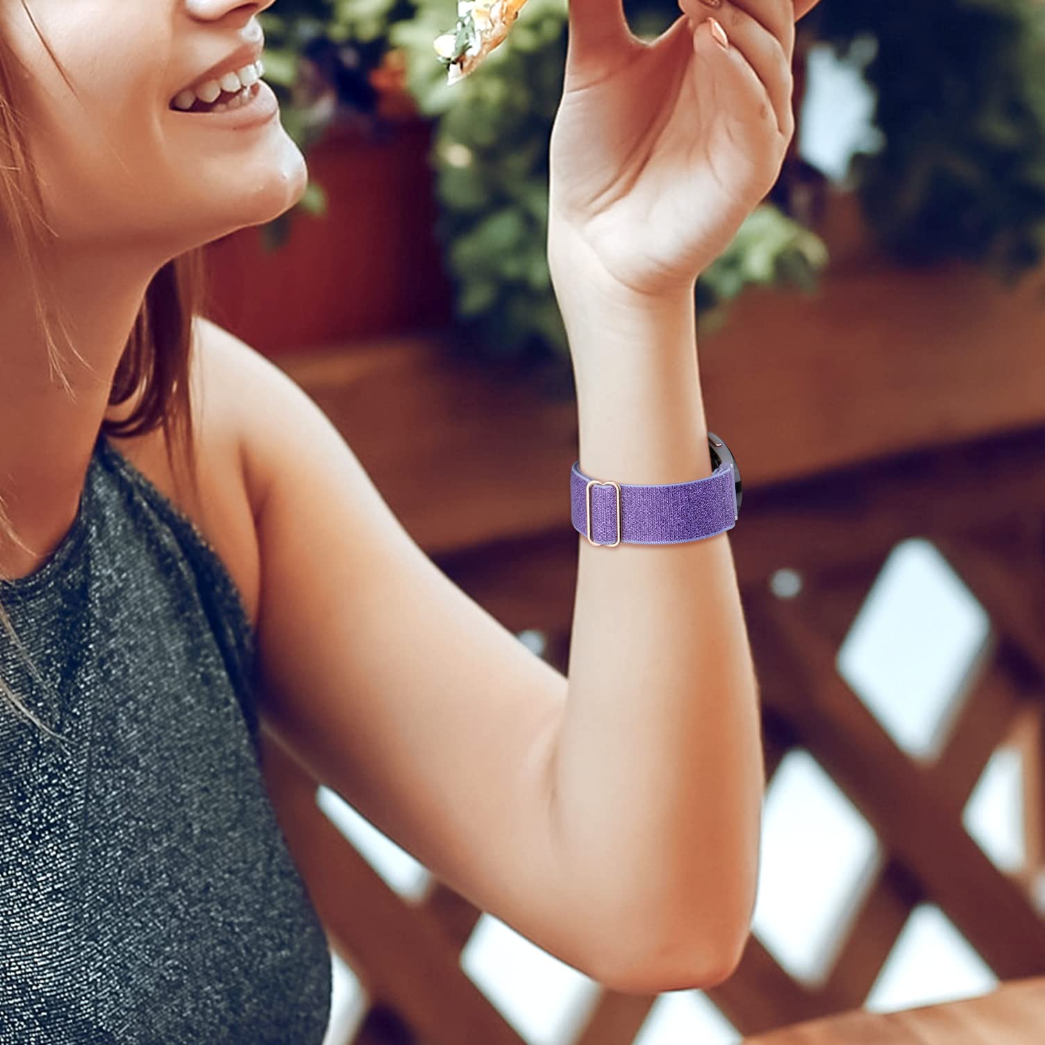 8 Pack Stretchy Bands Compatible With Samsung Galaxy Watch 5 Band/Galaxy Watch 4 Band 40Mm 44Mm,Galaxy Active 2 Band 40Mm 44Mm,G