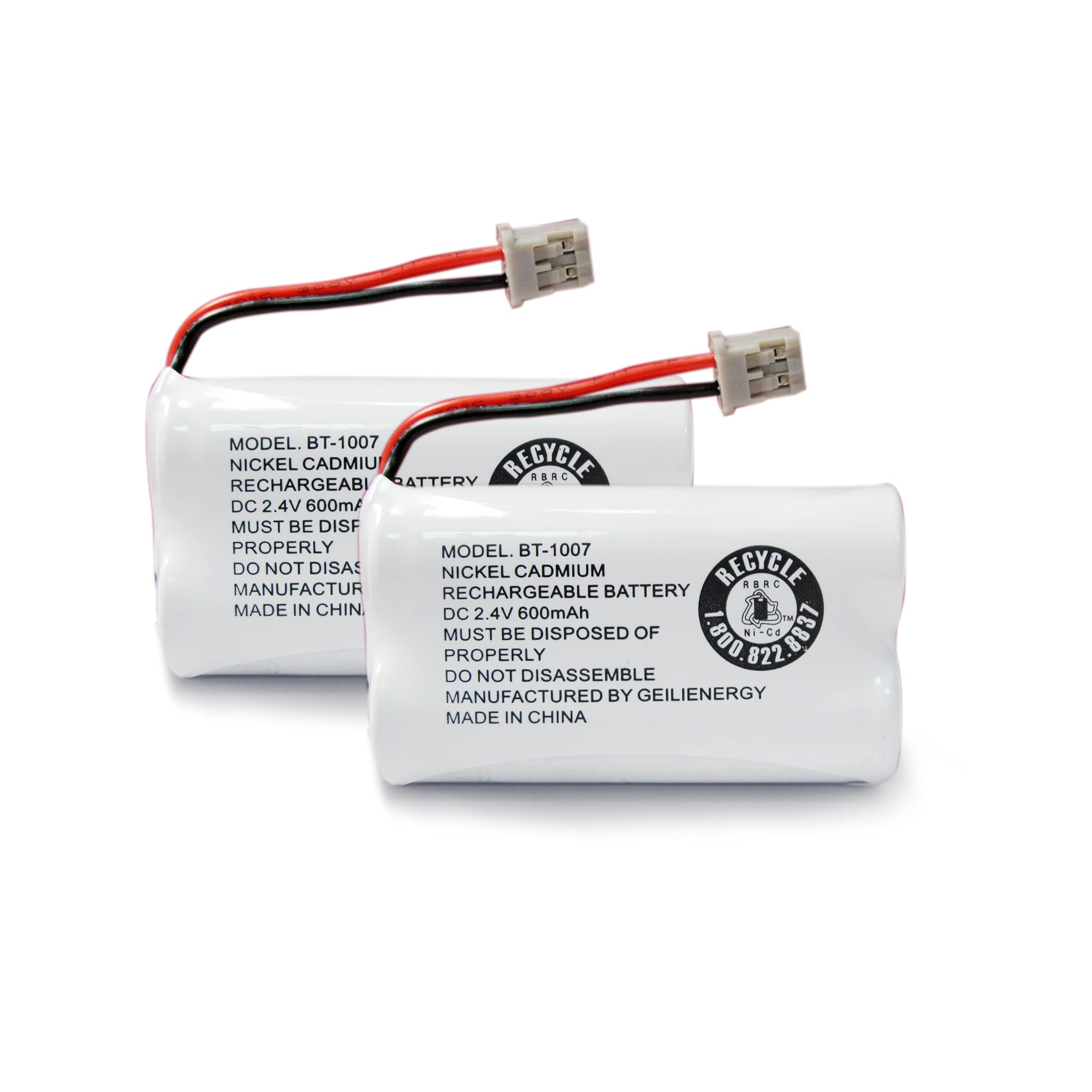 Geilienergy Bt1007 Bt 1007 Bbty0651101 Battery Compatible With Bt904 Bt 904 Bt1015 Bbty0460001 Bbty0510001 Bbty0624001 Bbty0700001 Hhr P506, Hhr P506A Cordless Phone(2 Pack)