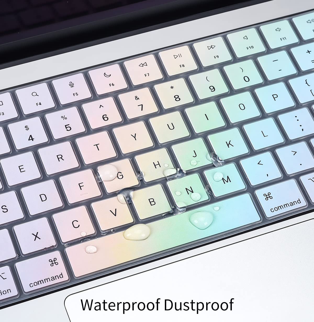 Casebuy Keyboard Cover For Macbook Air 15'' M2 A2941, Macbook Air 13.6'' M2 A2681, 2023 2021 Macbook Pro 14'' 16'' A2442 A2779 A