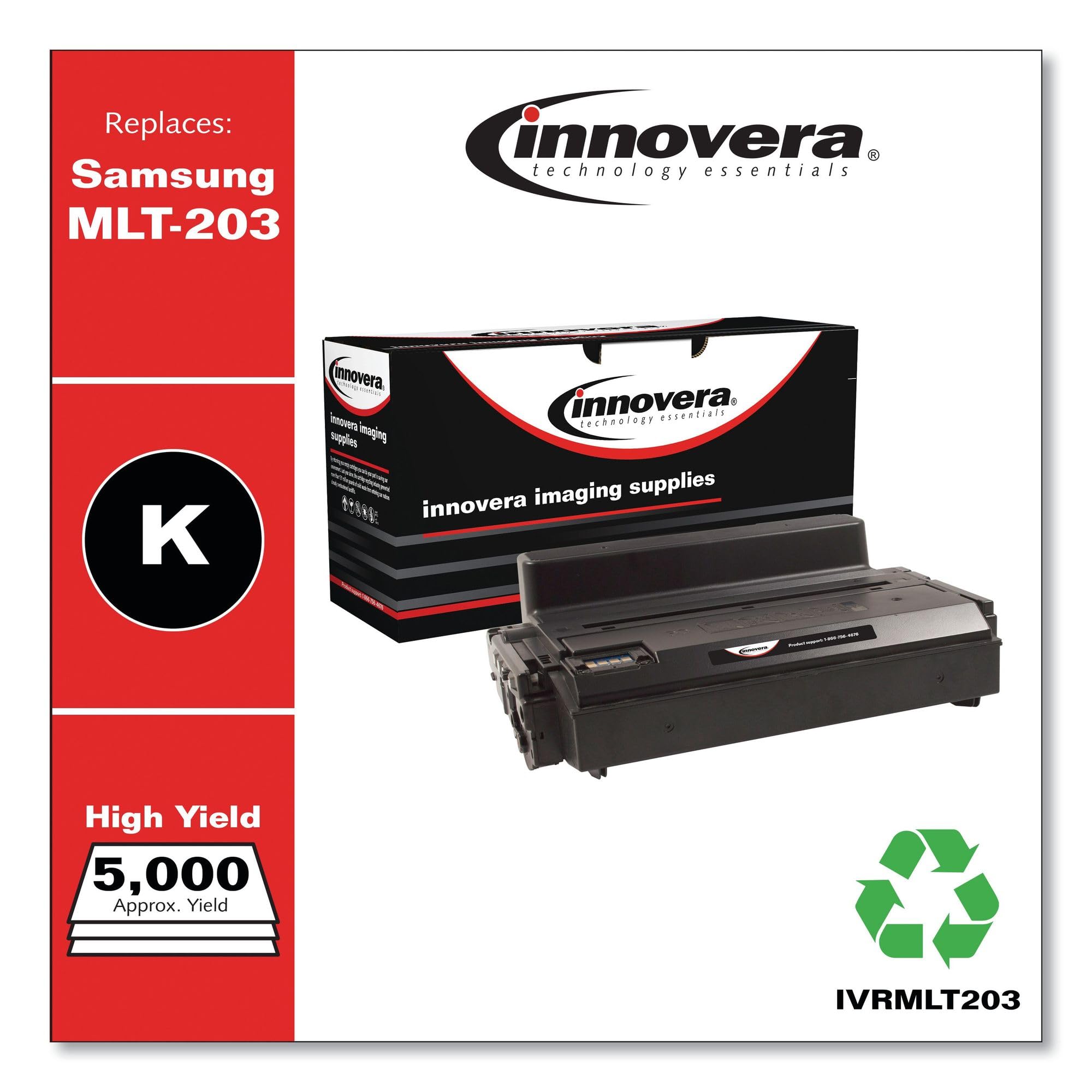 Innovera Remanufactured Black Toner, Replacement For Mlt D203L, 5,000 Page Yield