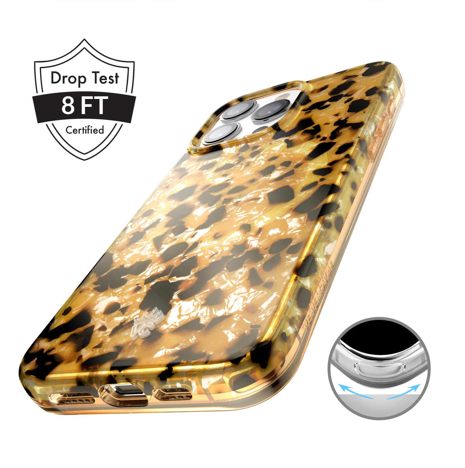 Velvet Caviar Tortoise Shell Phone Case For Iphone 15 Pro Max   Compatible With Magsafe   Luxury Designer Cases [8Ft Drop Tested