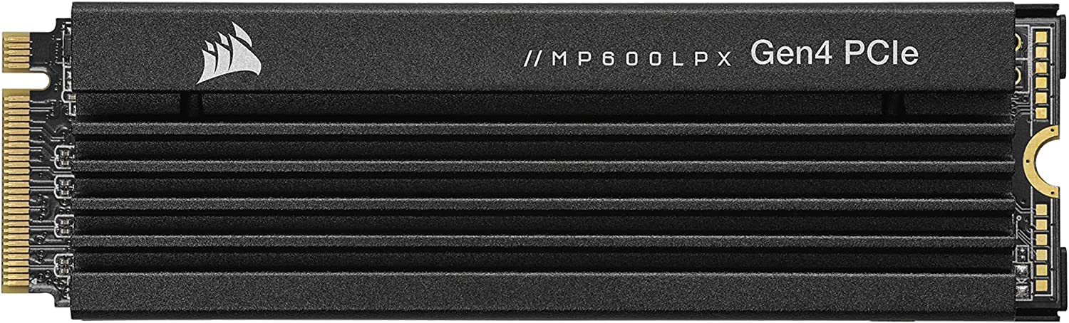 Corsair MP600 PRO LPX 2TB M.2 NVMe PCIe x4 Gen4 SSD - Optimised for PS5 (Up to 7,100MB/sec Sequential Read & 6,800MB/sec Sequent