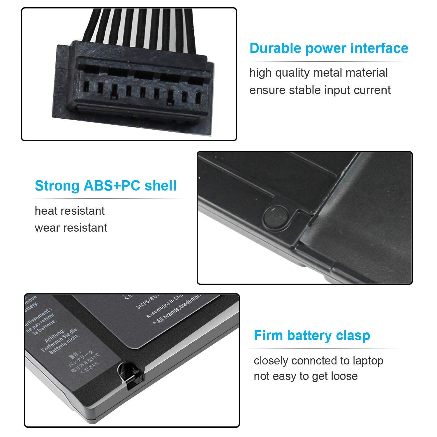 Angwel A1382 Laptop Battery For Macbook Pro 15 Inch (Only For Early/Late 2011, Mid 2012) A1286 Mc721Ll/A Mc723Ll/A 661 5844 020