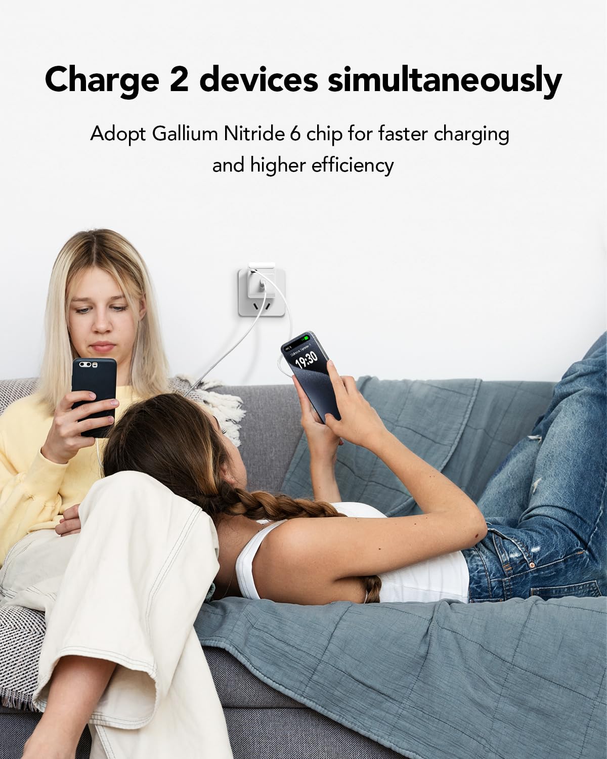 Retractable Wall Charger,35W Pd Fast Usb C Charger Block With Retractable Type C Cable,Portable Charger Fast Charging Adapter Wi