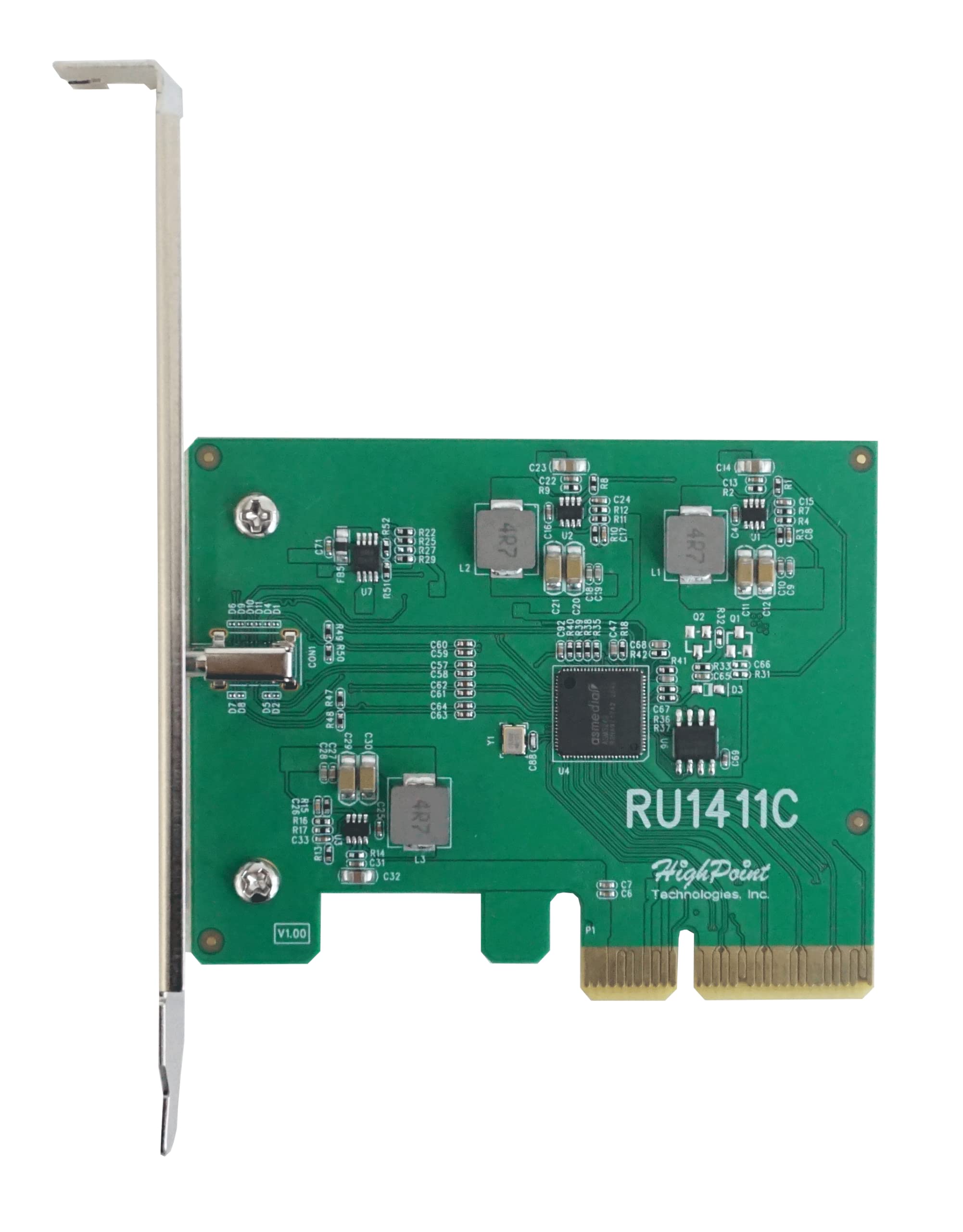 Highpoint Technologies Rocketu 1411C Pcie 3.0 X4 Usb 3.2 20Gb/S Host Controller