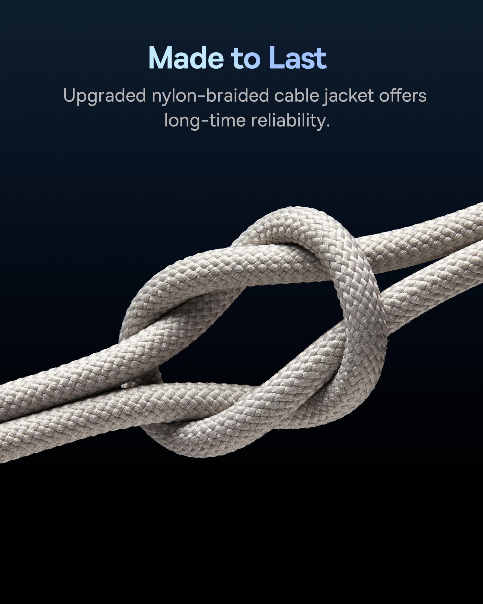 Baseus Usb C Cable, 100W Pd 5A Qc 4.0 Fast Charging Usb C To Usb C Cable, Zinc Alloy Nylon Braided Usb Type C Charger Cable For