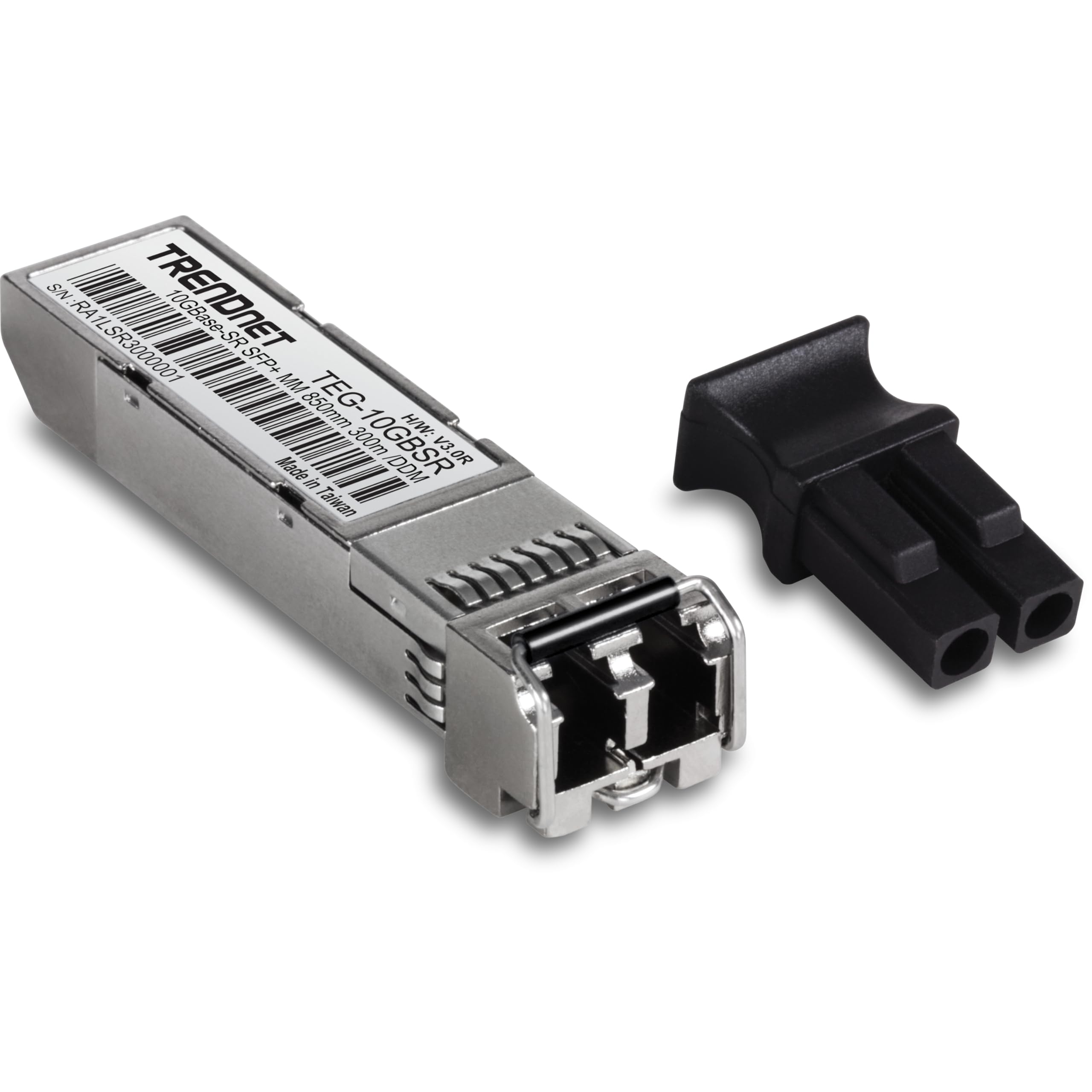 Trendnet Sfp To Rj45 10Gbase Sr Sfp+ Multi Mode Lc Module, Teg 10Gbsr, Up To 550 M (1,804 Ft.), Hot Pluggable Sfp+ Transceiver,