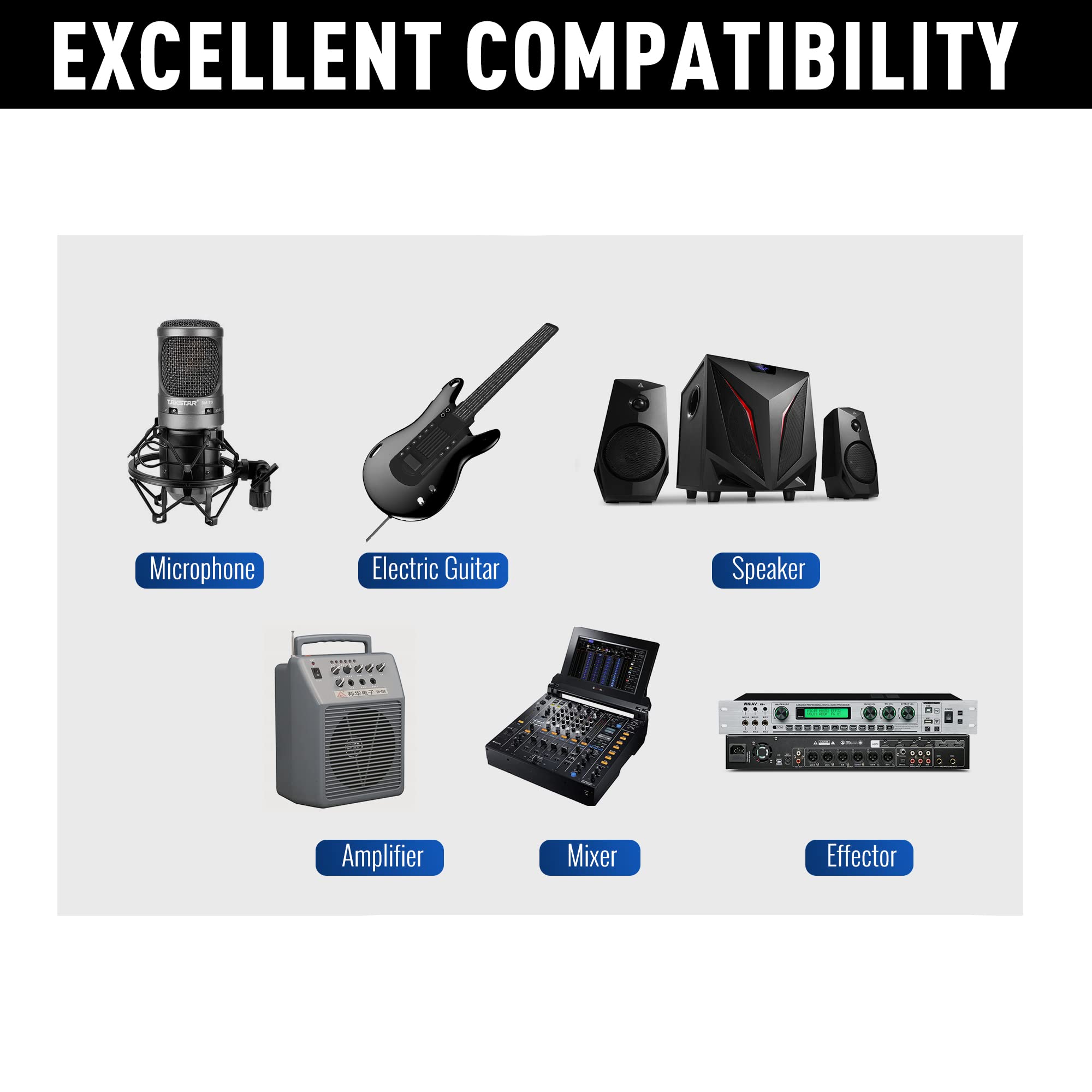 Guitar Cable 25 Feet  Right Angle To Straight Instrument Cable Gold Plated Nylon Braided 90 Degree 1/4 Inch Ts Professional Elec