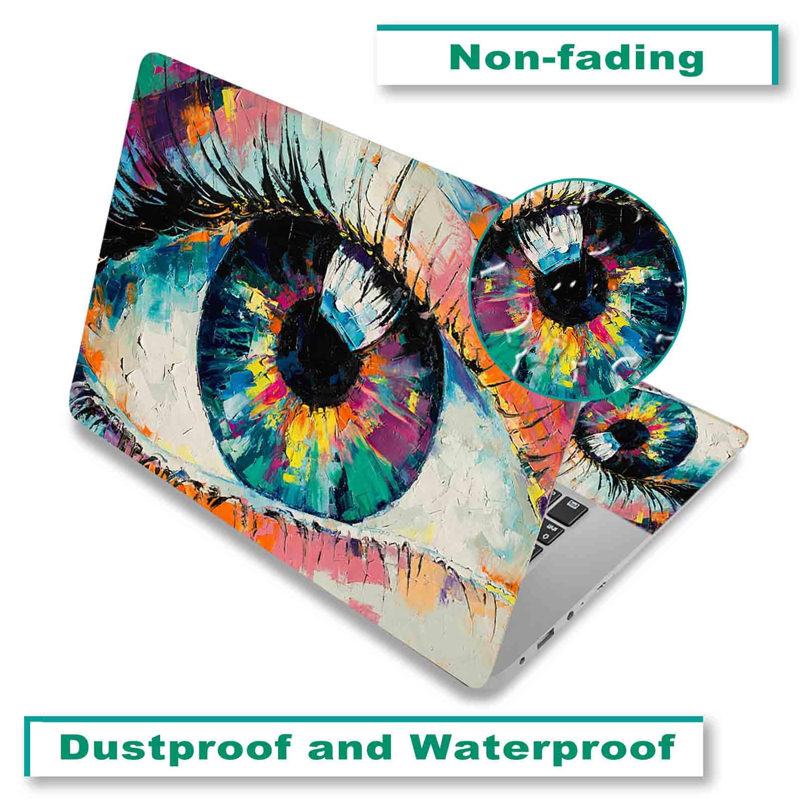 Laptop Decal Sticker Skin Cover, 11.6   12'' 13'' 13.3'' 14'' 15'' 15.4'' 15.6 Inch Laptop Netbook Universal Vinyl Skin Sticker