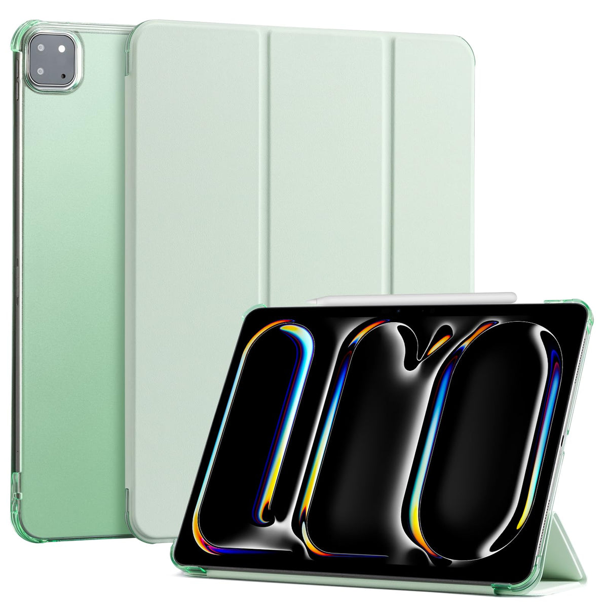 Cobak Case For Ipad Pro 13 Inch 2024 (7Th Gen) Released, Slim Stand Hard Back Shell Protective Smart Cover With Auto Sleep Wake 