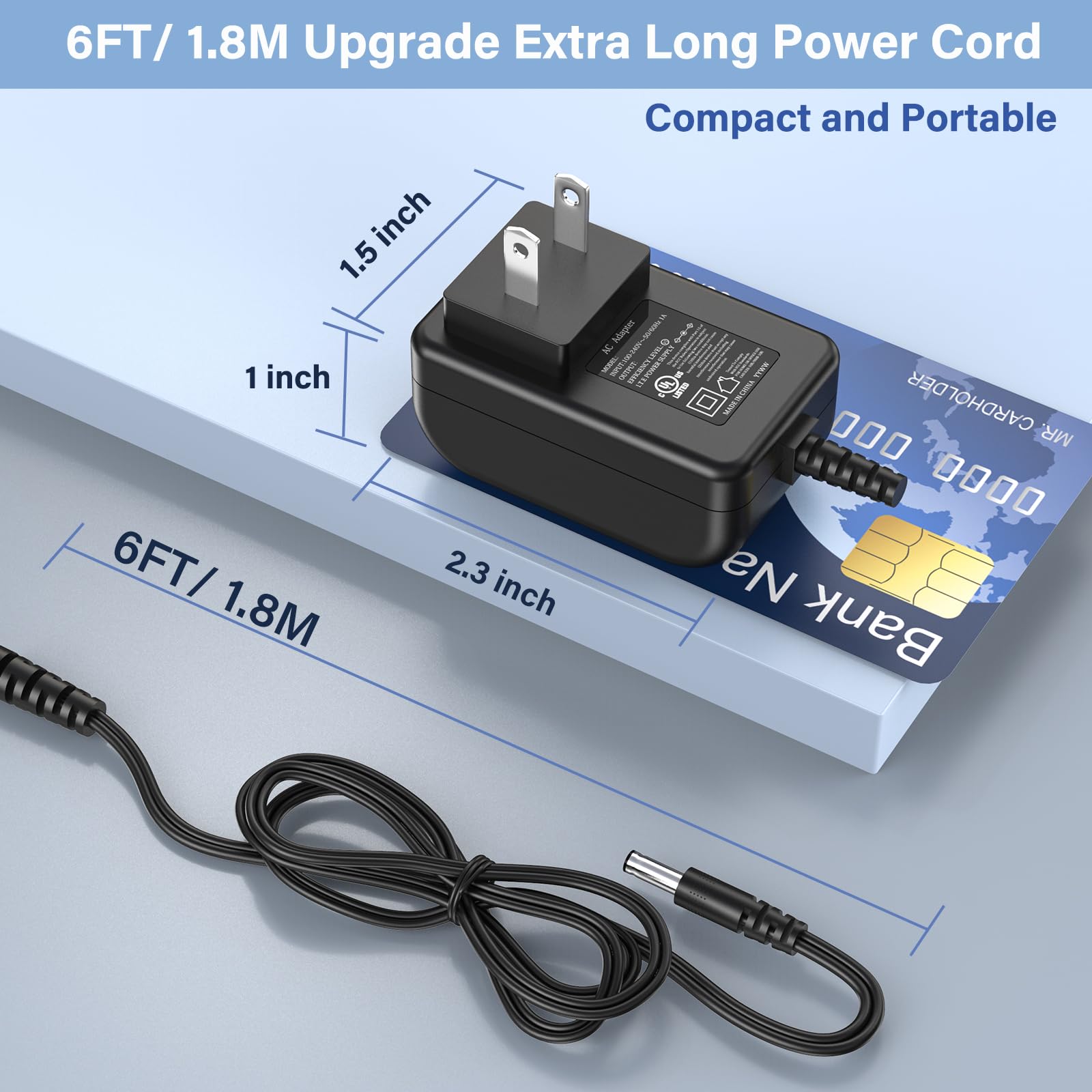 5V Power Cord Fit For Ryobi Drill Hp44L Hp34L Csd41 Bc 336 720217006 720217005 Replacement Charger Ac Dc Adapter Compatible With