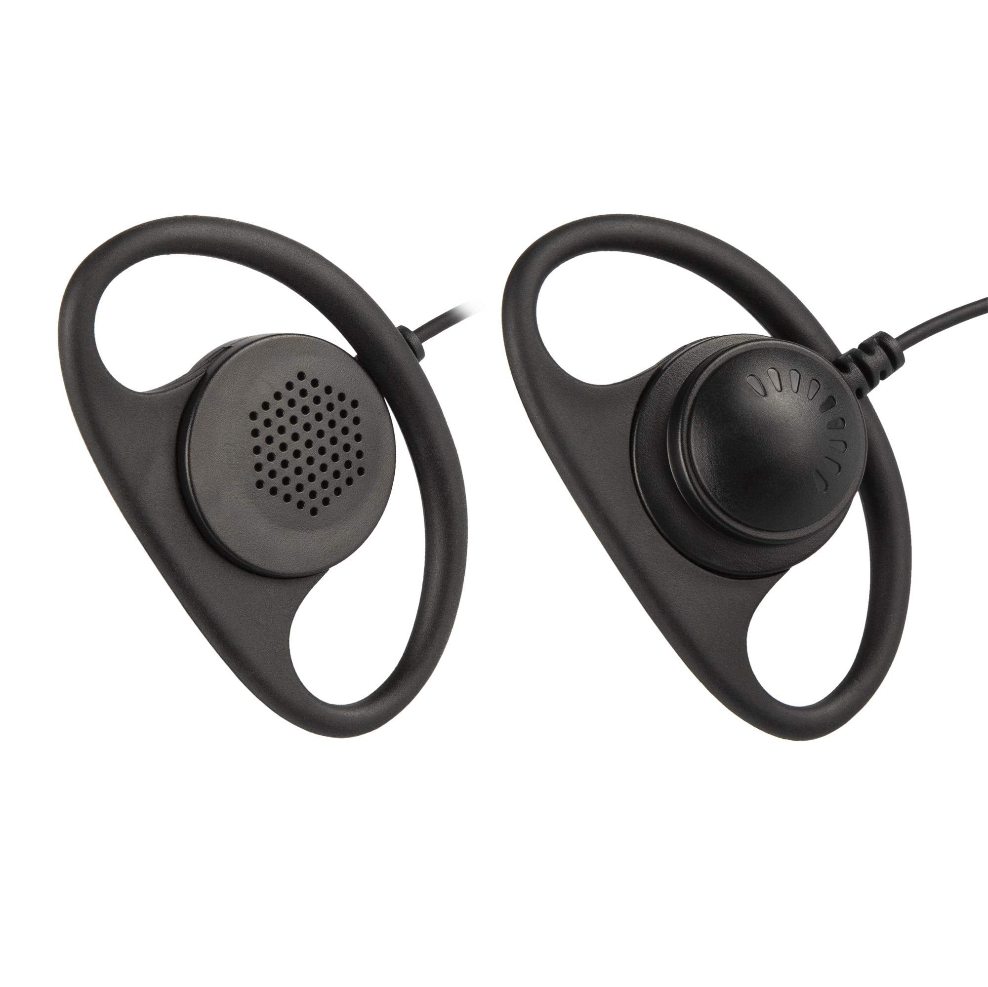 Bommeow 2 Pack Bds15 K2 D Shape Style Earphone With Ptt Mic Compatible With Kenwood 2 Pin Nexedge Nx 220 Nx 420 Tk 3230Dx