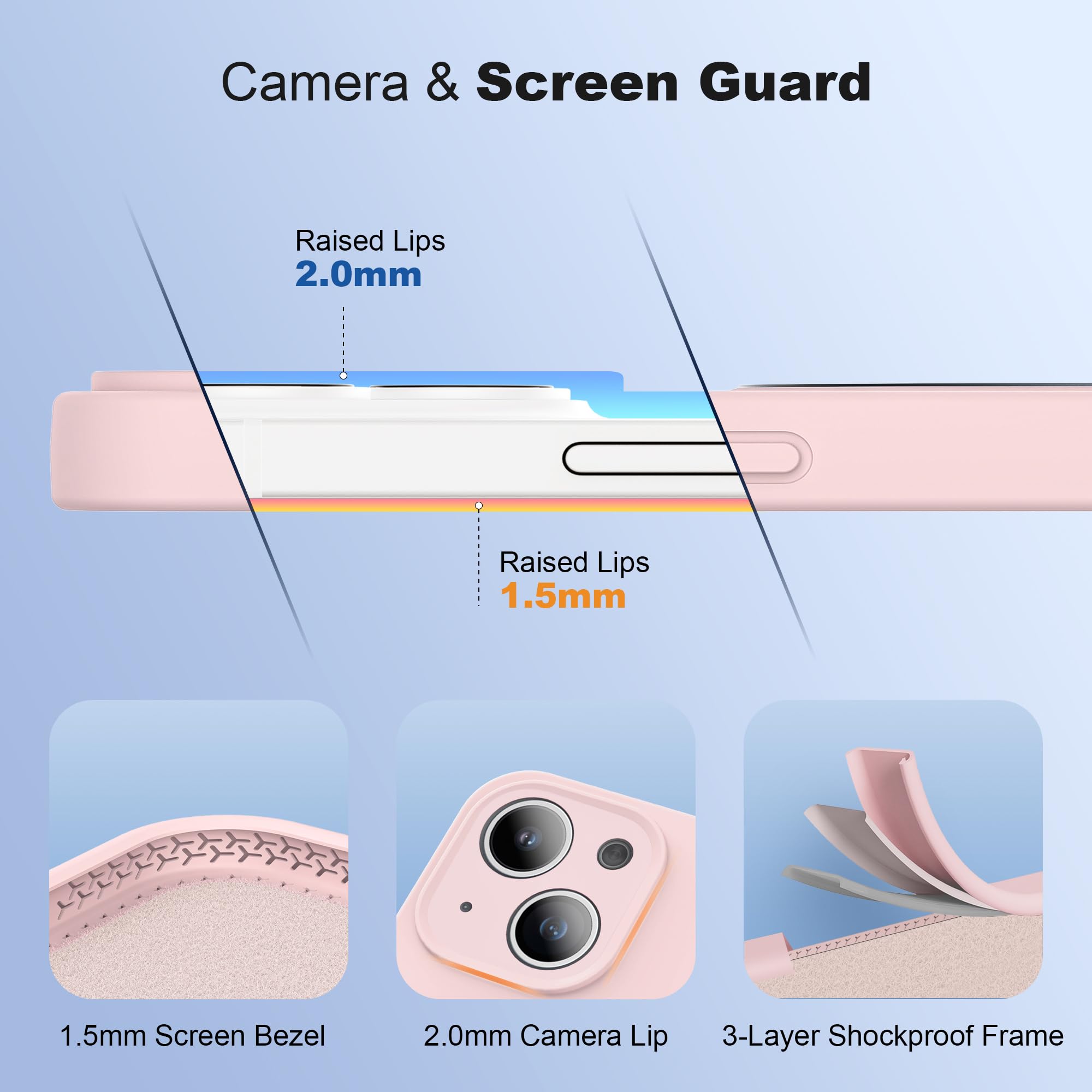 Skylmw Designed For Iphone 15 Plus Case With Magnetic Invisible Stand Compatible With Mag Safe Military Drop Tested Shockproof S