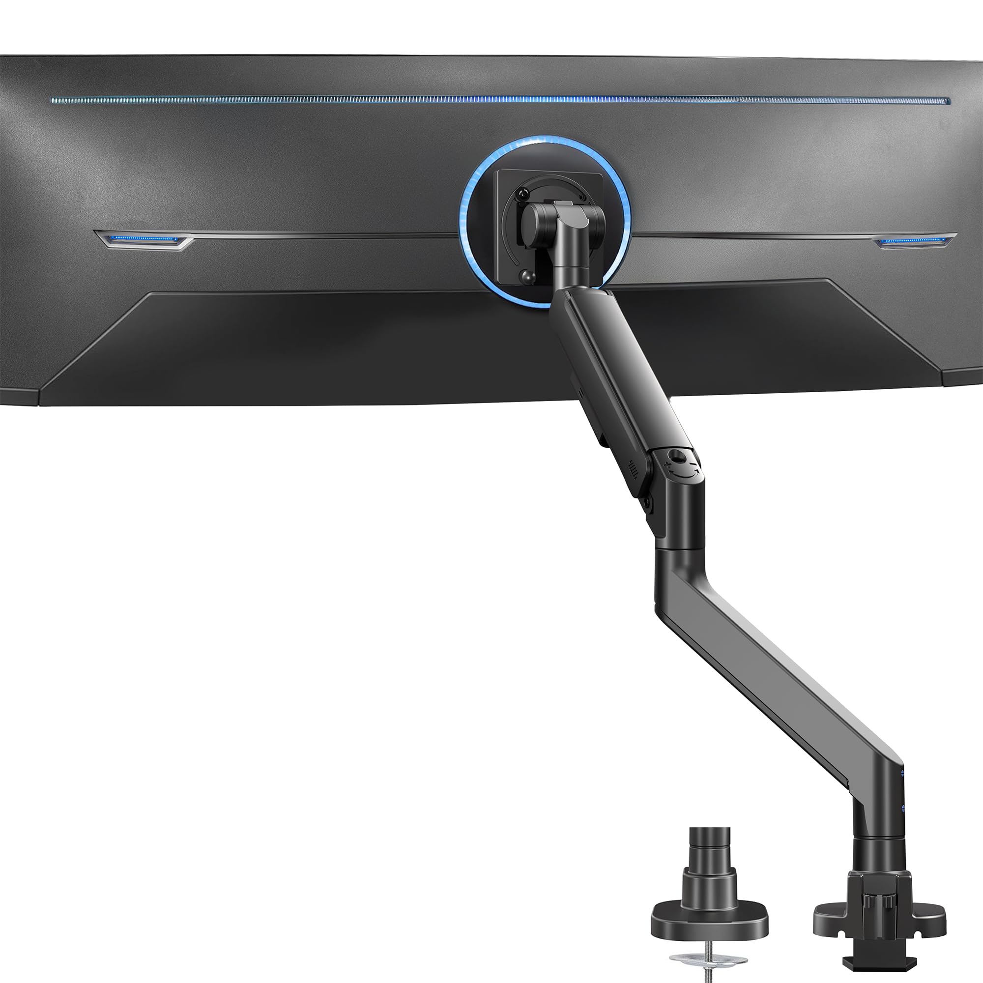 VIVO Heavy Duty Ultrawide Monitor Arm for 57 inch Screens up to 59.4 lbs, Desk Mount TV and Monitor Stand Designed for Samsung O
