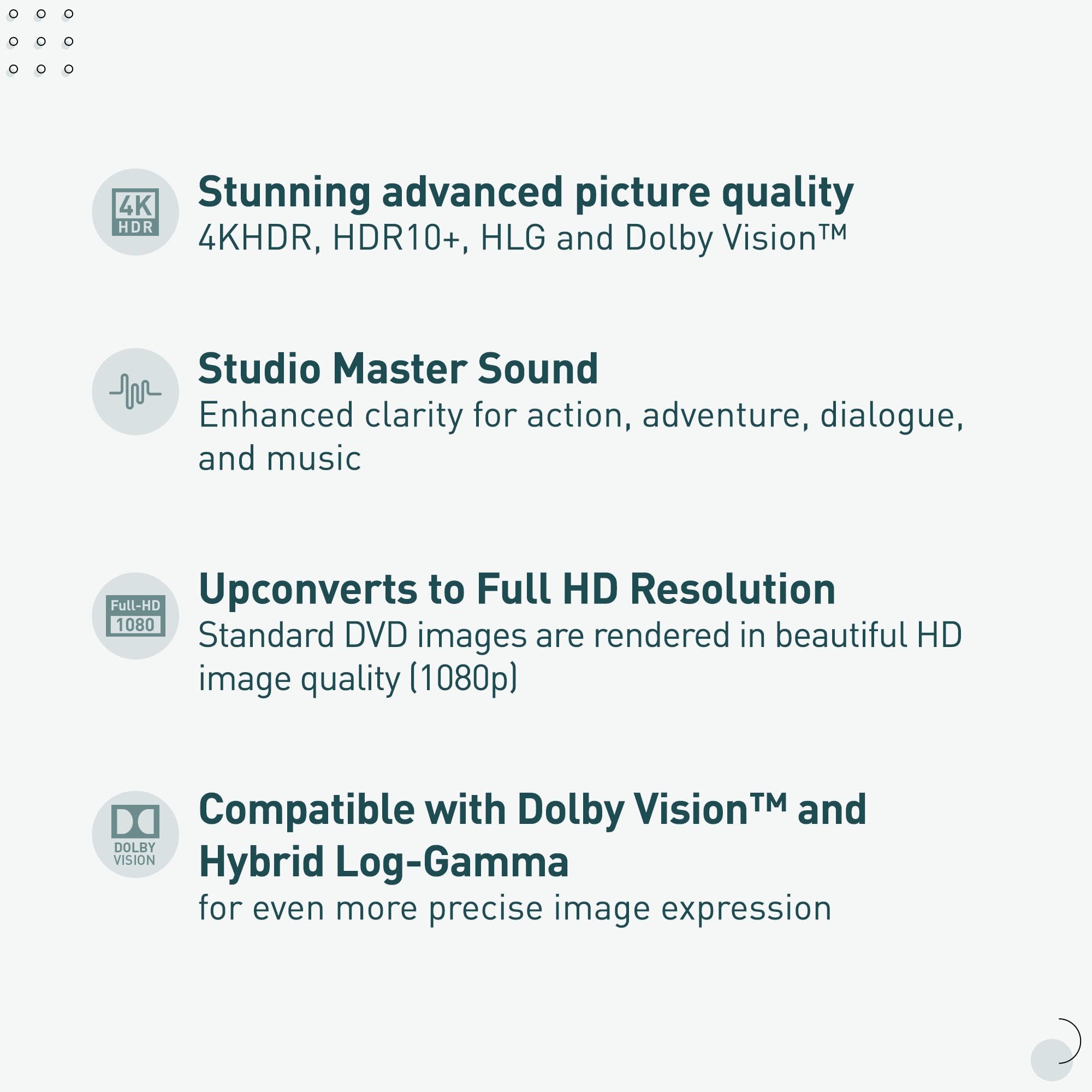 Panasonic Premium 4K Blu Ray Player, Uhd Dvd Blu Ray Player With Hi Res Sound, 4K Vod Streaming, Hdr10+ And Dolby Vision, Dp Ub4