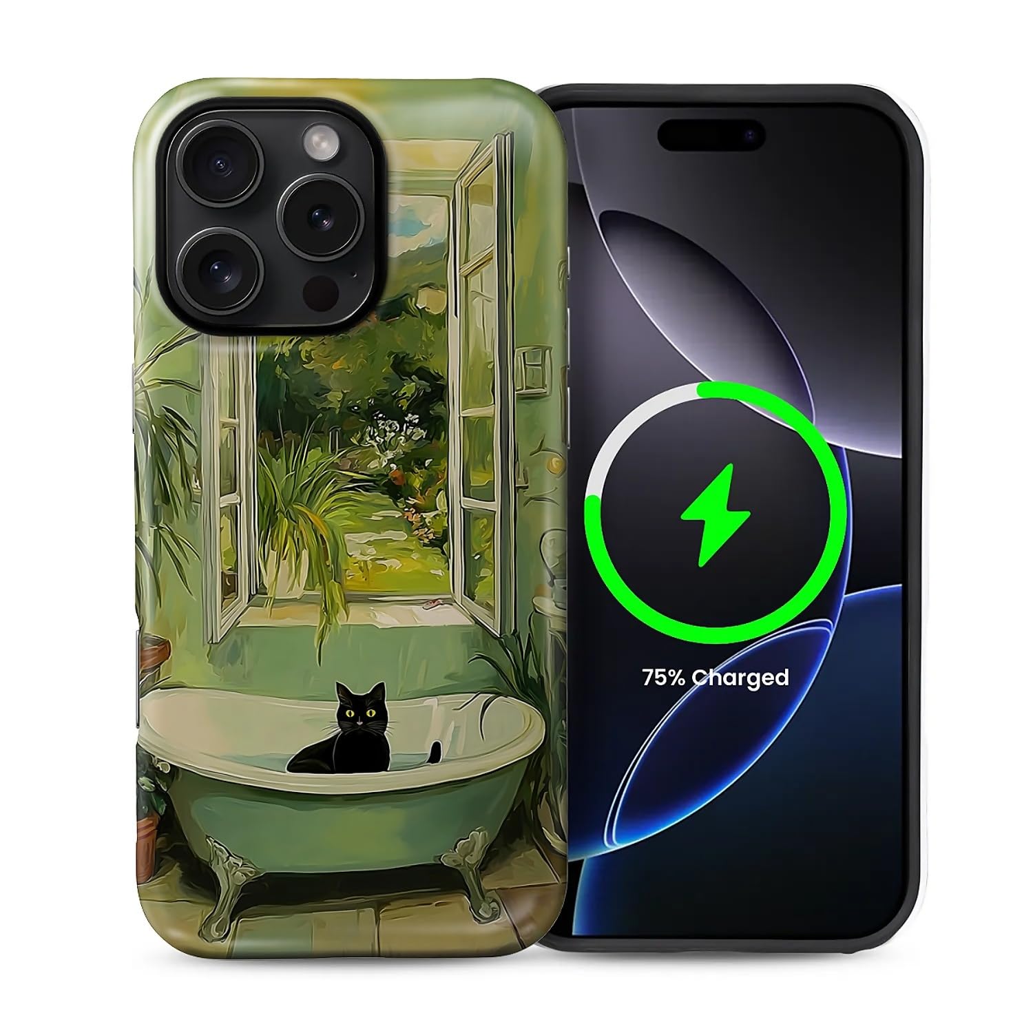 casesok for iPhone 16 Pro Max Case,Compatible with MagSafe,Dual-Layer Hard Shell + Silicone Cover,Full Body Protection Shockproo