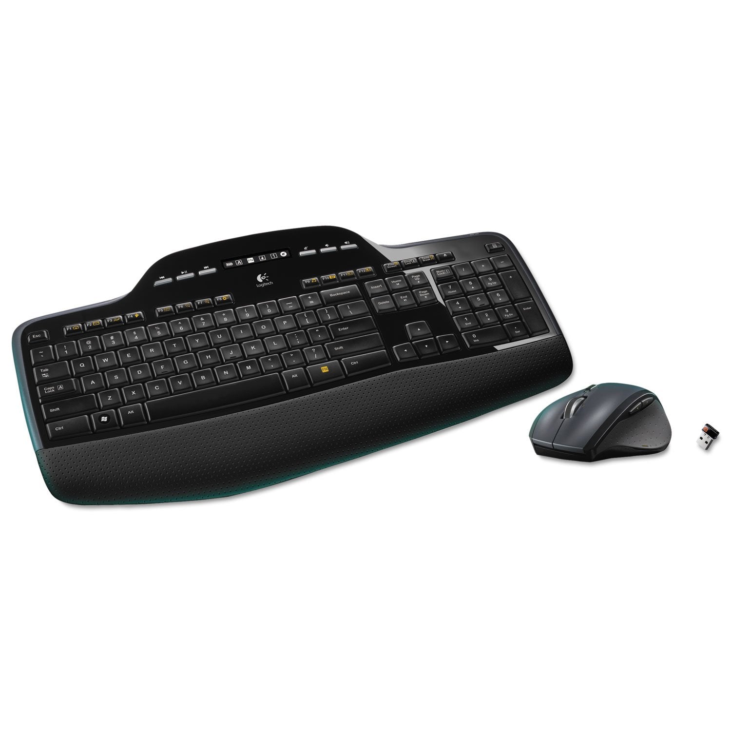Logitech 920002416 Mk710 Wireless Desktop Set, Keyboard/Mouse, Usb, Black (Log920002416)