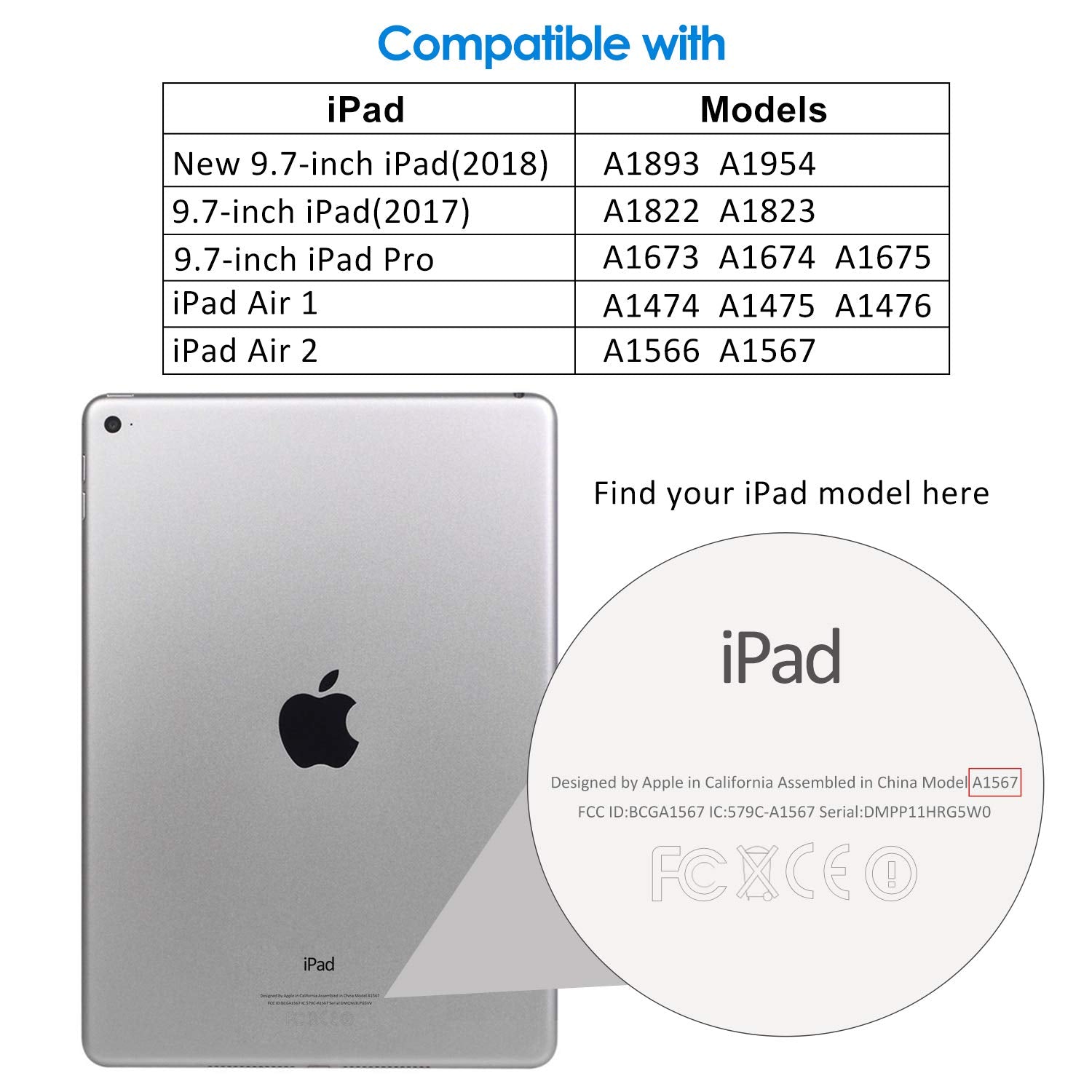 Jetech Screen Protector For Ipad (9.7 Inch, 2018/2017 Model, 6Th/5Th Generation), Ipad Air 1, Ipad Air 2, Ipad Pro 9.7 Inch, Tem