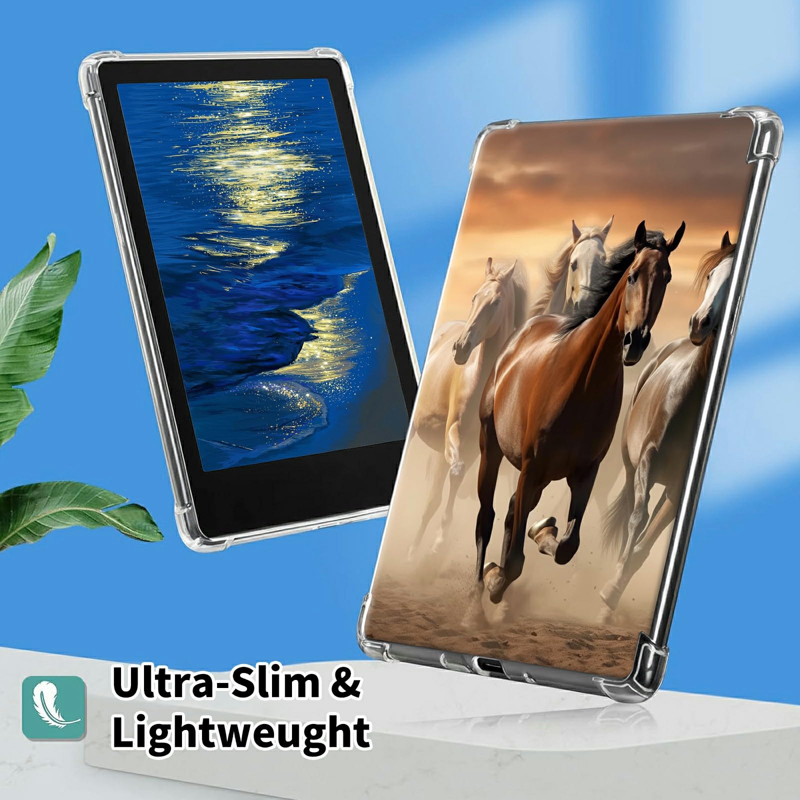 Gfrgtfhyt Clear Case For 6.8'' Kindle Paperwhite (11Th Generation-2021) And Kindle Paperwhite Signature Edition Slim Lightweight