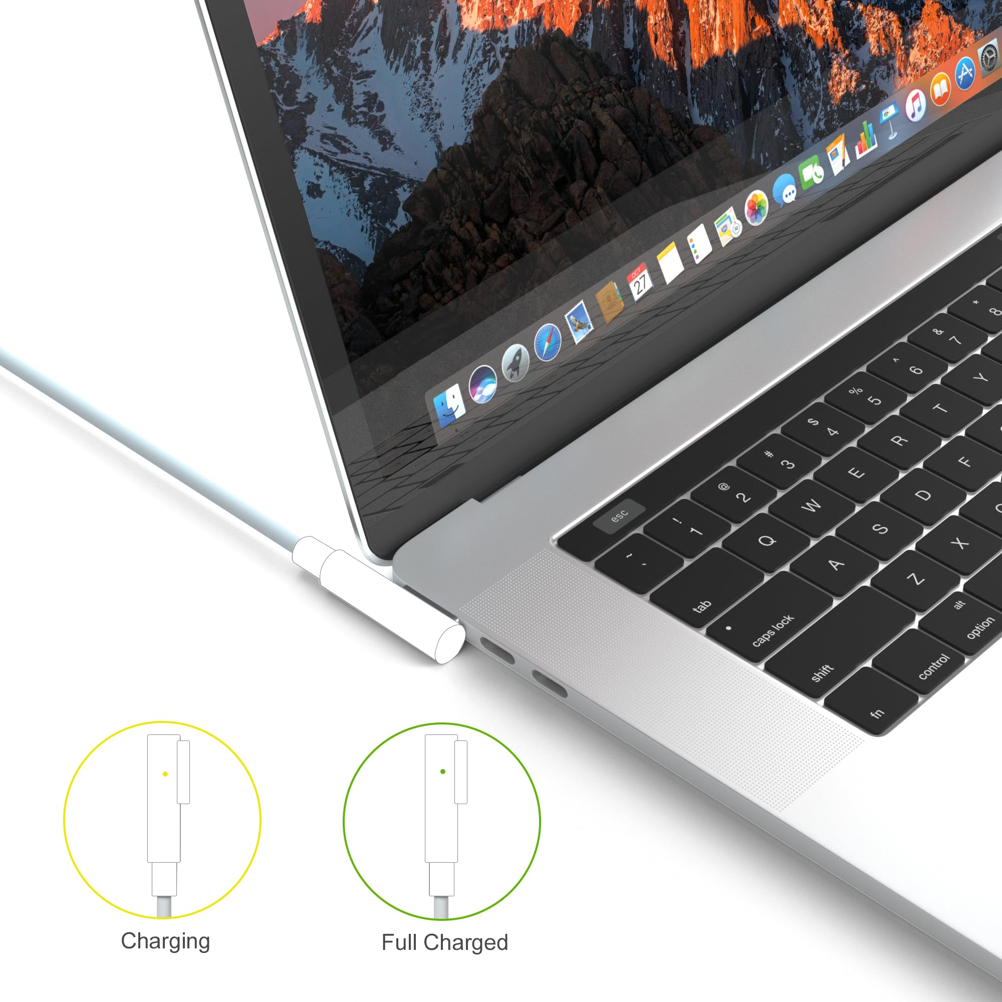 85W A1286 Charger For Mac Book Pro   Fast L Tip Power Adapter Fit For Mac Air Book Pro 15 17 Inch Laptop Before Mid 2012 Model,