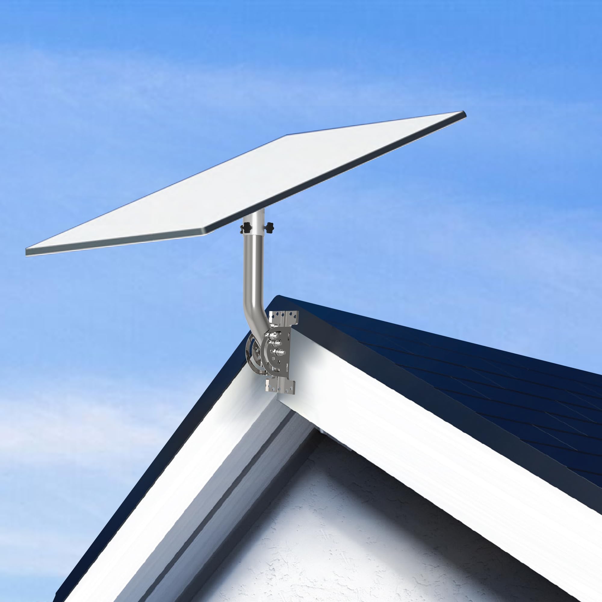 Starlink Gen 3 Mount, Starlink Short Wall Mounting Kit, Pole Mount, Roof Mount, Starlink Gen 3 Pole Plate Bracket Compatible Wit