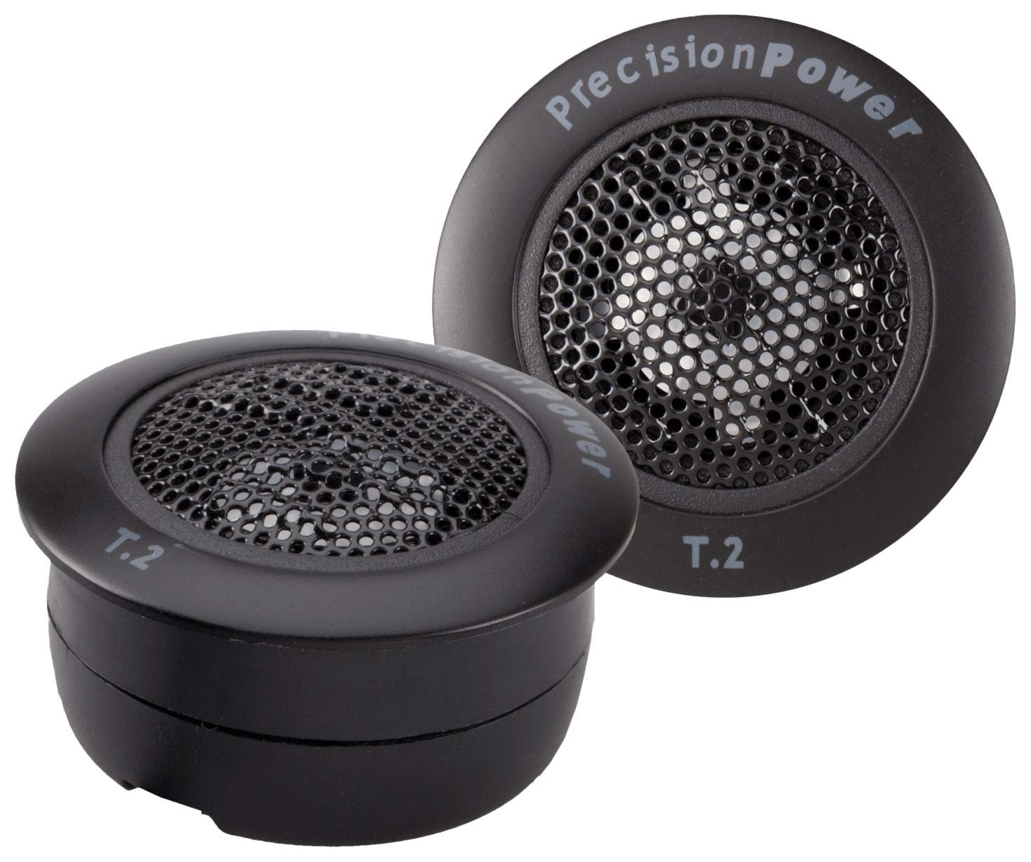 Precision Power: Pro Audio T.2 Niobium Micro Dome 1 Inch Tweeters 100W 4 Ohm Car Audio/Car Speakers