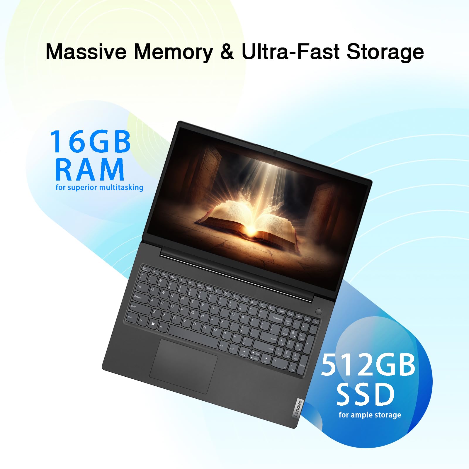 Lenovo V15 Business Laptop | Intel Pentium N6000 4-Core Processor | 15.6 Fhd (1920 X 1080) | 16Gb Ram | 512Gb Pcie Ssd | Anti-Gl
