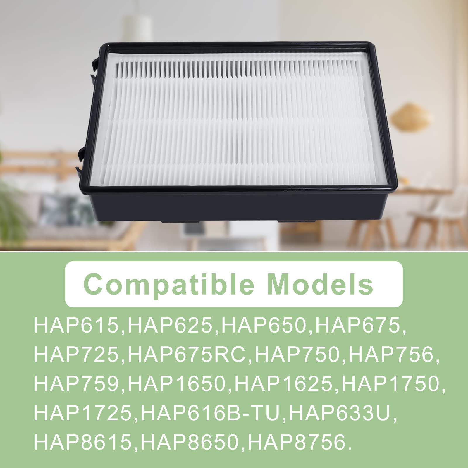 Hapf600 Hepa Filter Replacement Compatible With Holmes Air Purifier True Hepa Filter B&Carbon Pre Filters, Replace Hapf600D Hapf