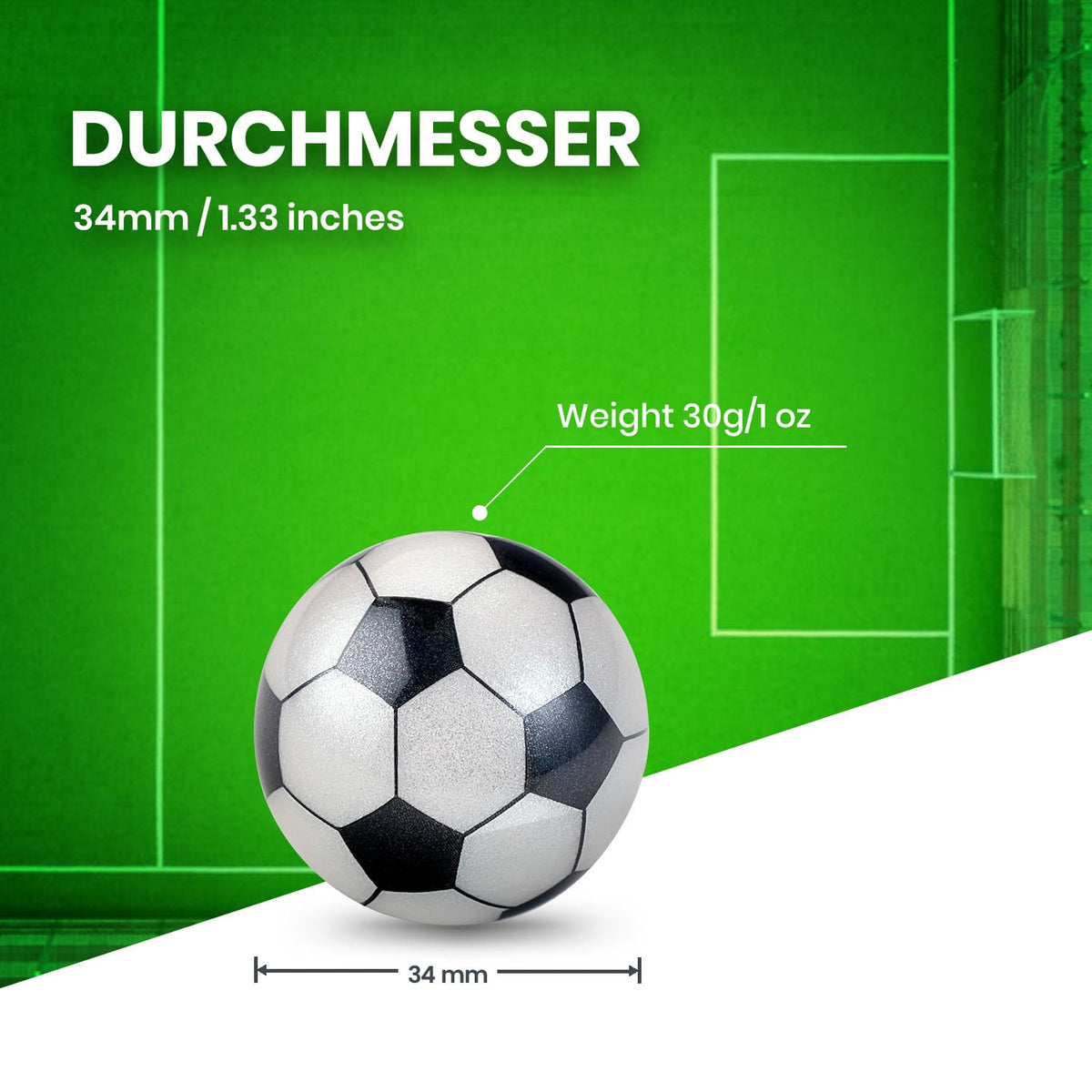 Perixx Peripro 303Ftb 1.34 Inches Sports Trackball Fun Novelty Soccer ...